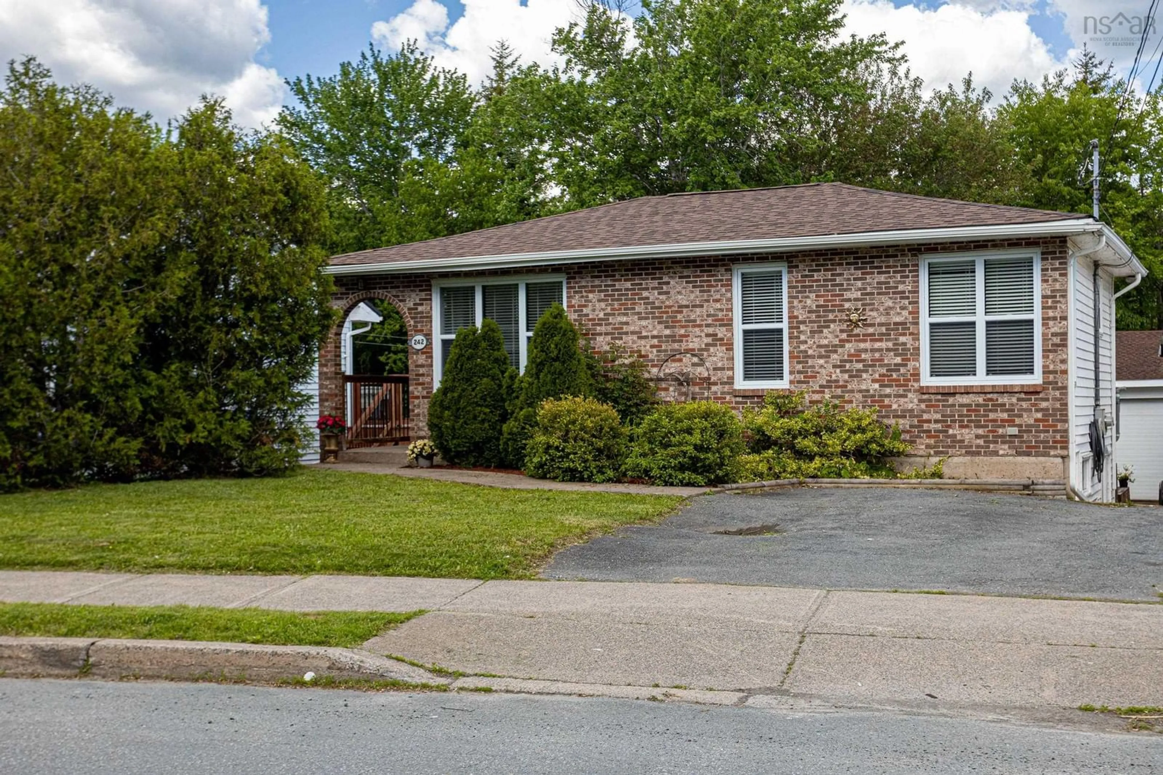 Home with brick exterior material, street for 242 Beaver Bank Cross Rd, Middle Sackville Nova Scotia B4E 2E3