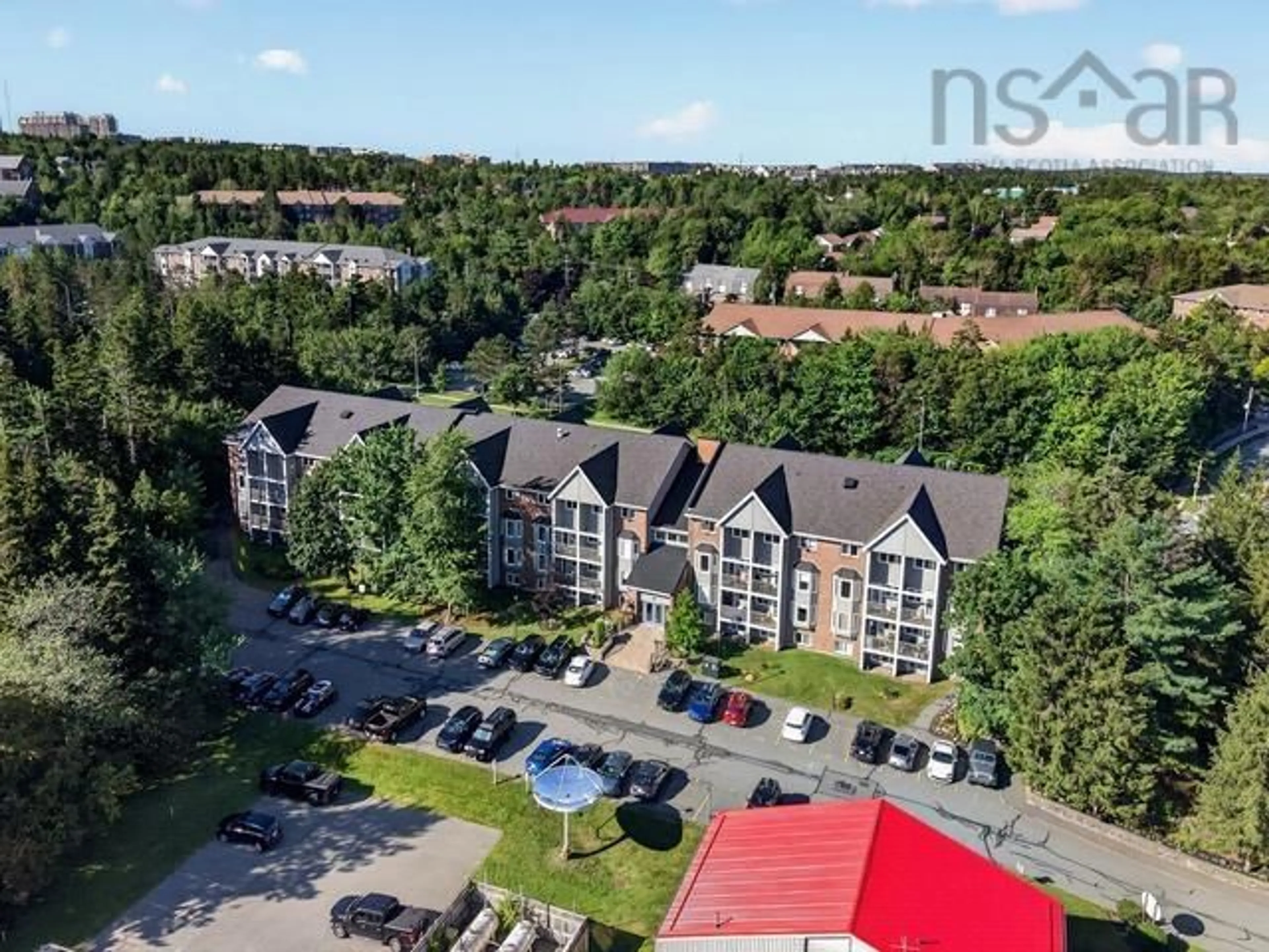 A pic from outside/outdoor area/front of a property/back of a property/a pic from drone, unknown for 15 Knightsridge Dr #201, Clayton Park Nova Scotia B3M 3S9
