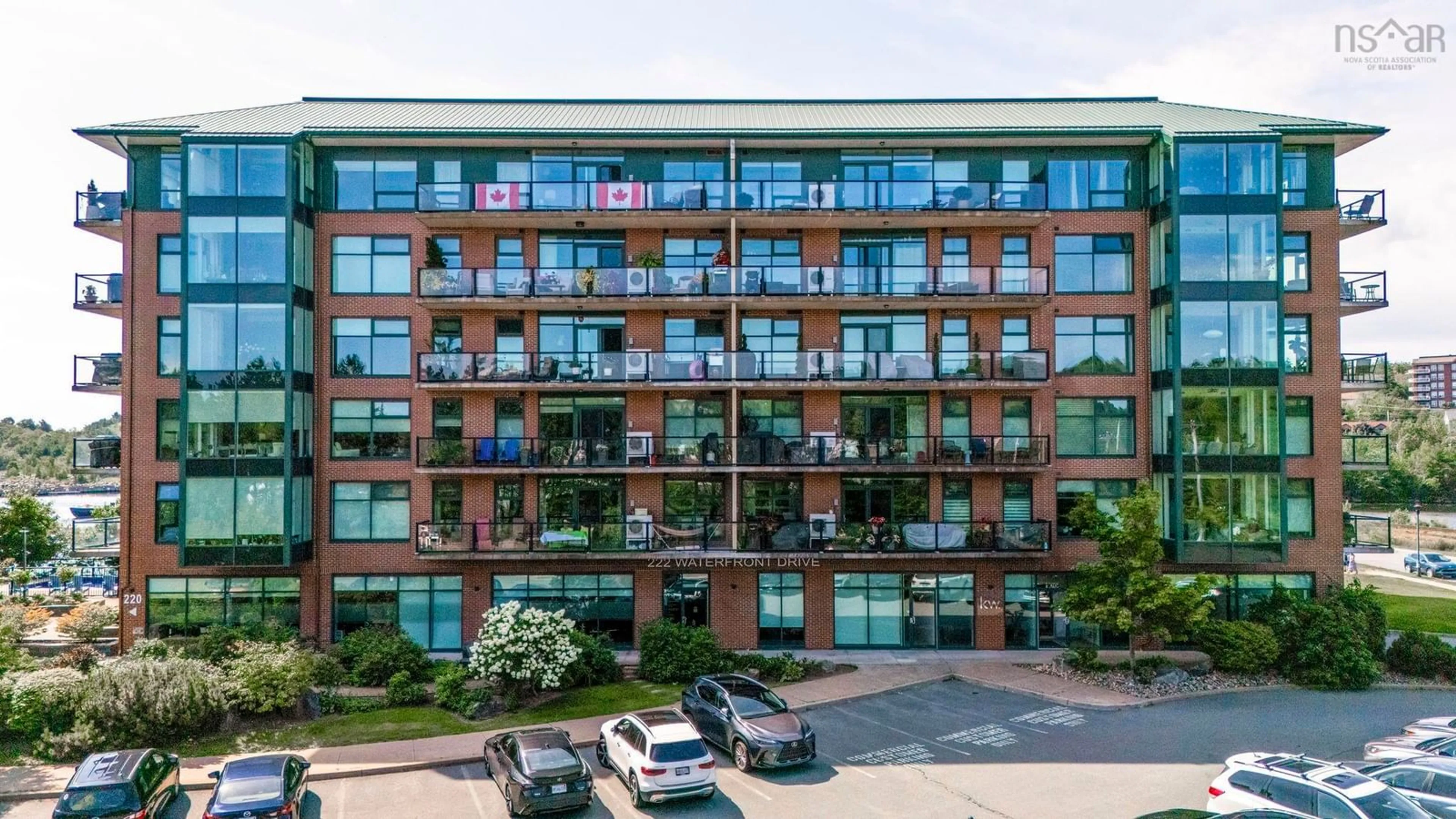 Balcony in the apartment, unknown for 220 Waterfront Dr #606, Bedford Nova Scotia B4A 0H3