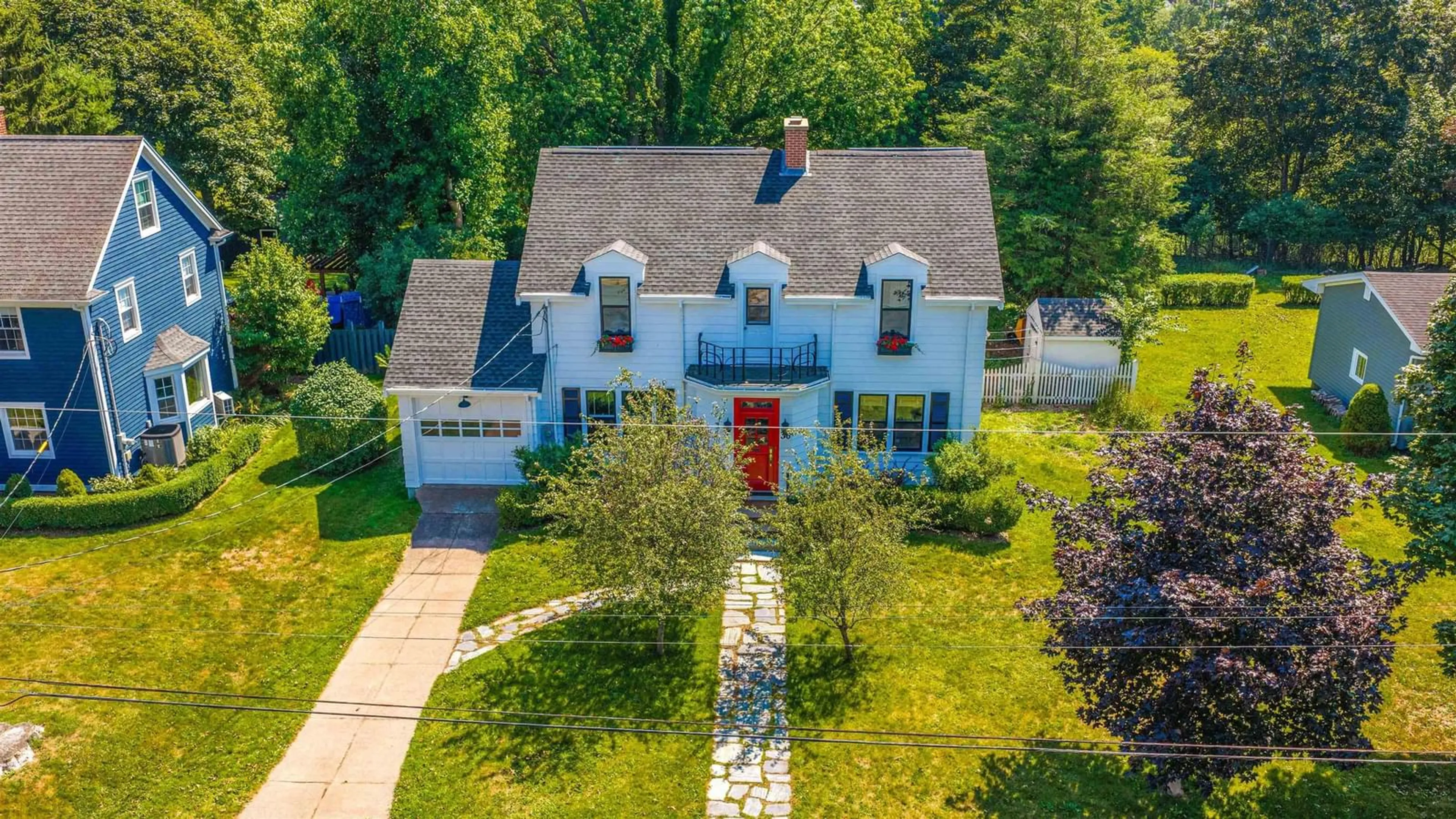 A pic from outside/outdoor area/front of a property/back of a property/a pic from drone, street for 36 Highland Dr, Truro Nova Scotia B2N 1B9