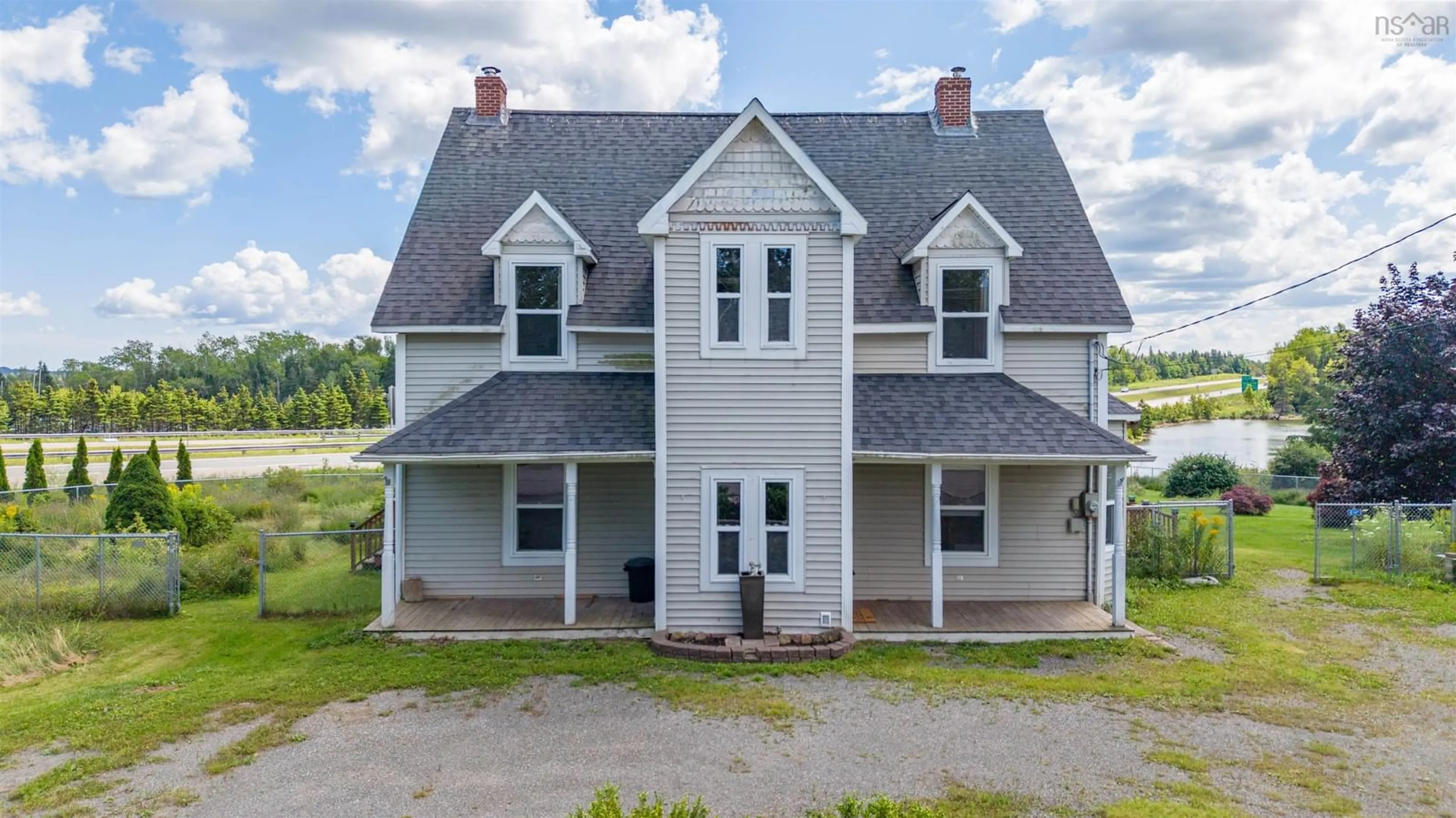 A pic from outside/outdoor area/front of a property/back of a property/a pic from drone, building for 5 St. Columba Dr, Leitches Creek Nova Scotia B2A 3Z1