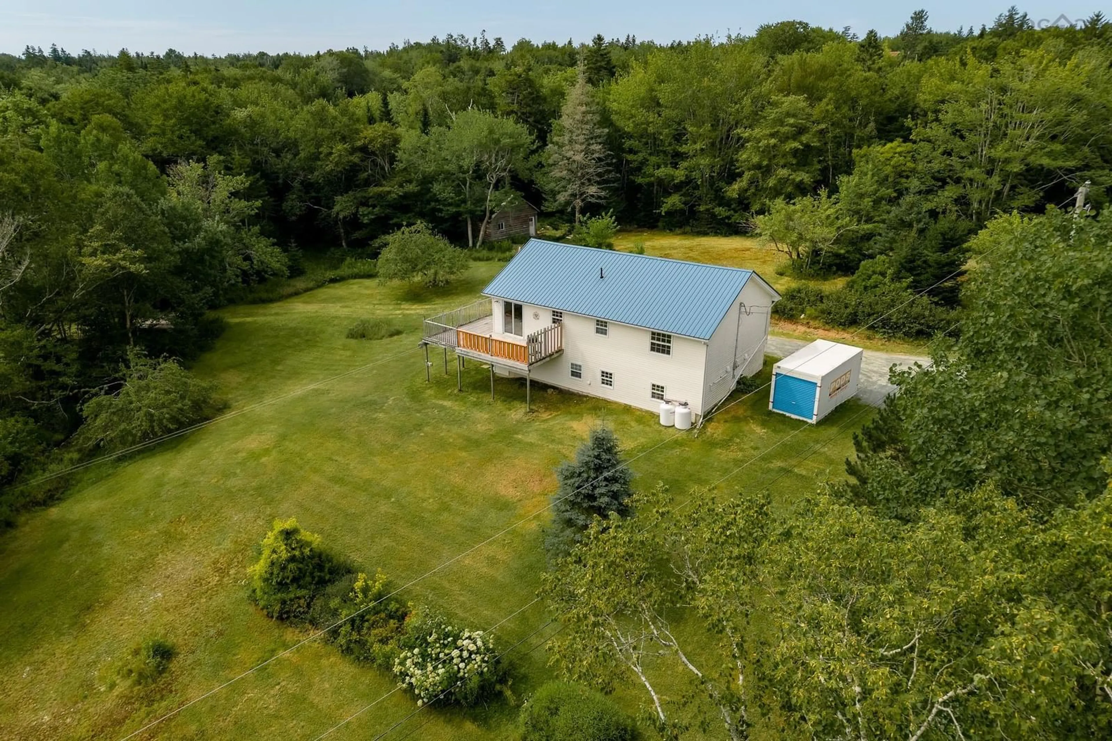 A pic from outside/outdoor area/front of a property/back of a property/a pic from drone, unknown for 359 Myra Rd, Porters Lake Nova Scotia B3E 1G2