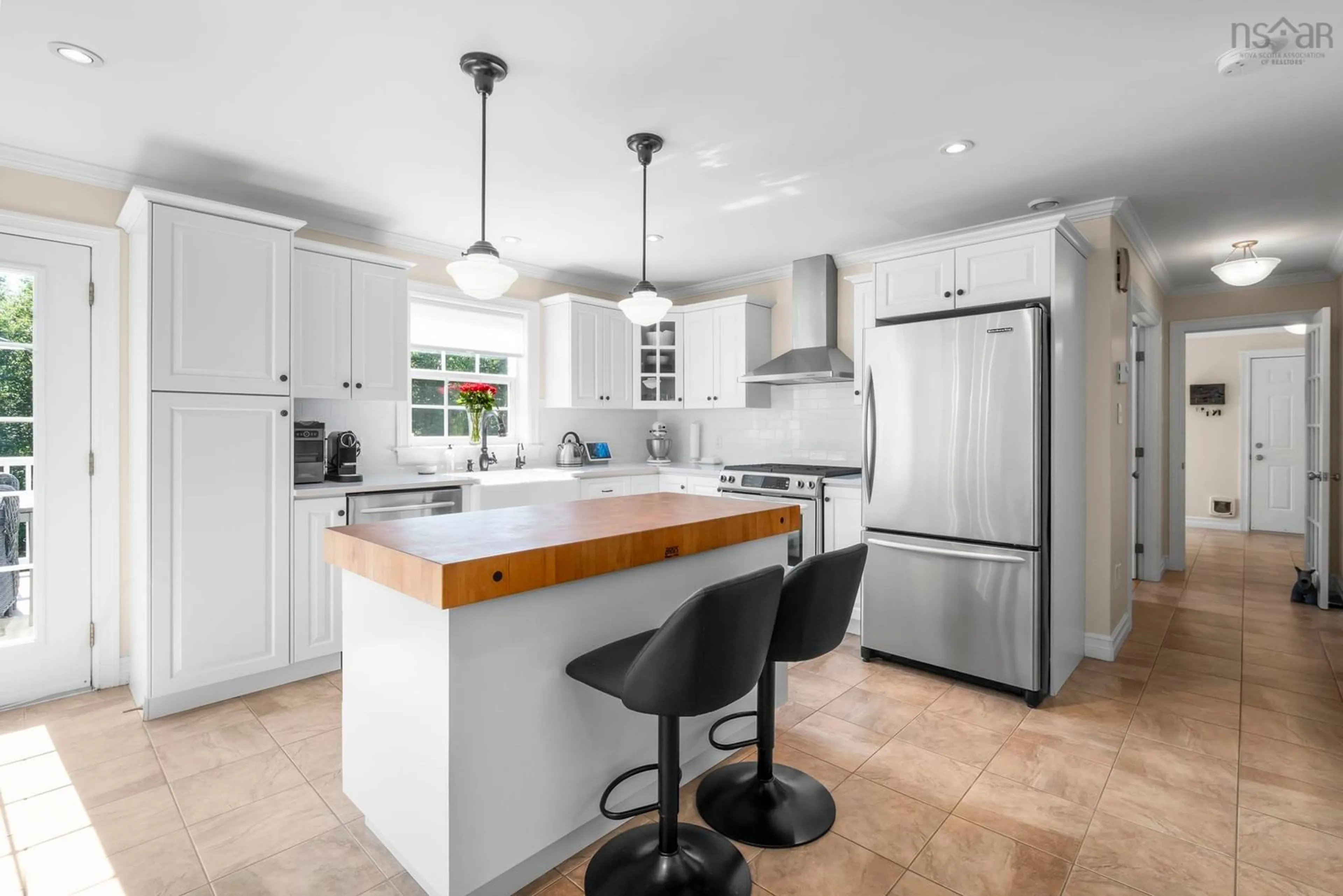 Open concept kitchen, ceramic/tile floor for 95 Hurshman Dr, Upper Tantallon Nova Scotia B3Z 1L3