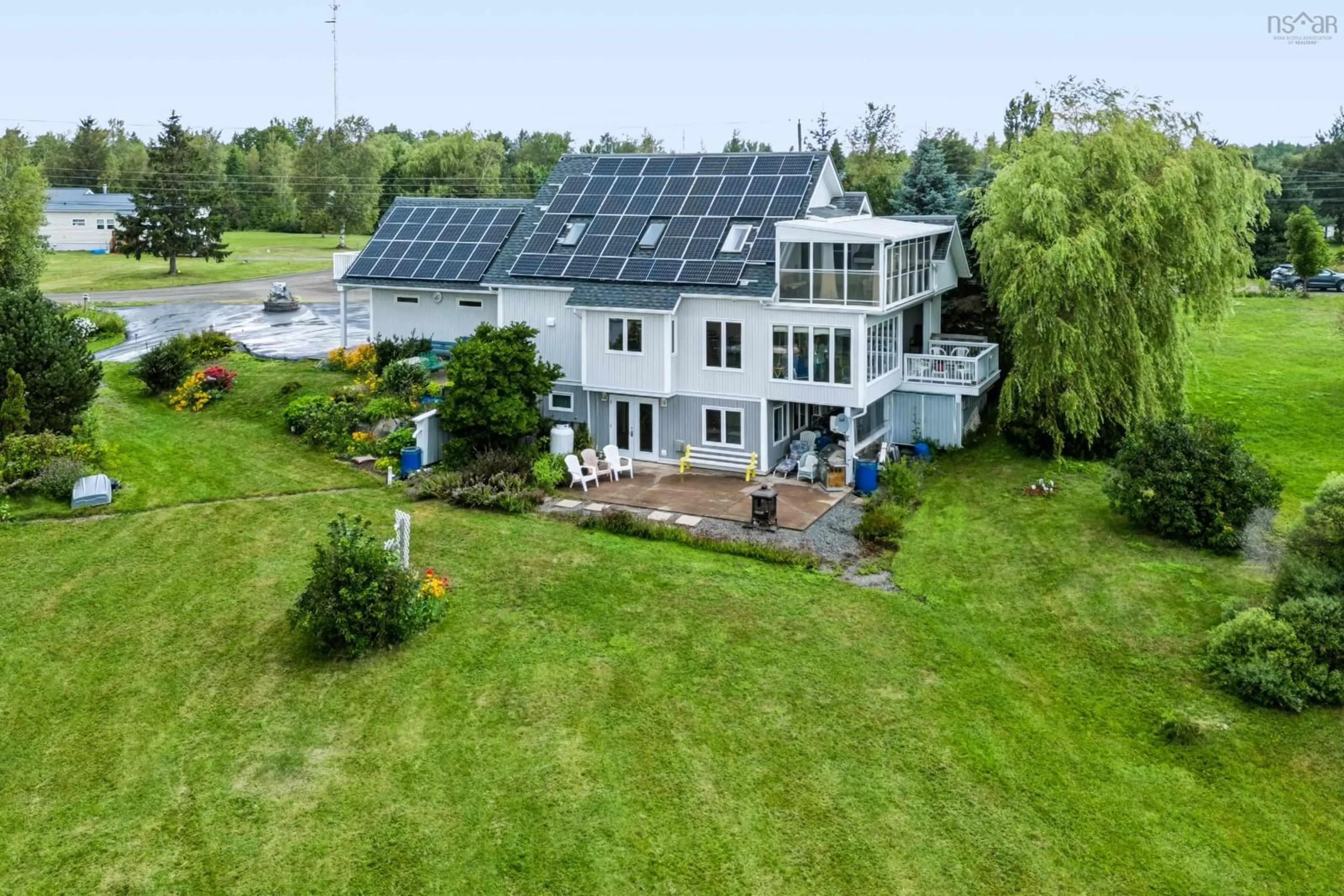 A pic from outside/outdoor area/front of a property/back of a property/a pic from drone, water/lake/river/ocean view for 98 Pleasure Cove Rd, Pugwash Nova Scotia B0K 1L0