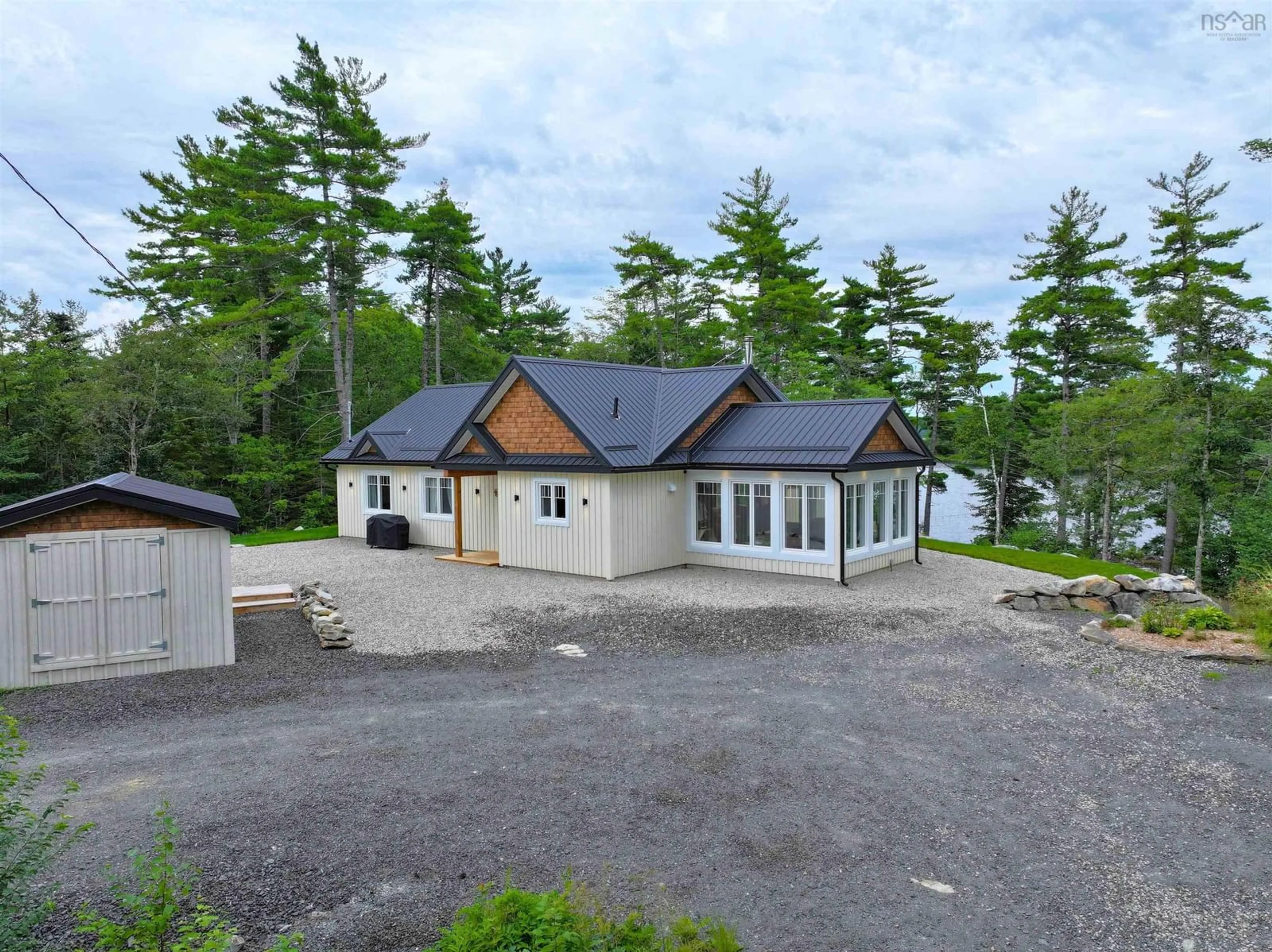 A pic from outside/outdoor area/front of a property/back of a property/a pic from drone, unknown for 89 Mint Brook Rd, Molega North Nova Scotia B0T 1X0