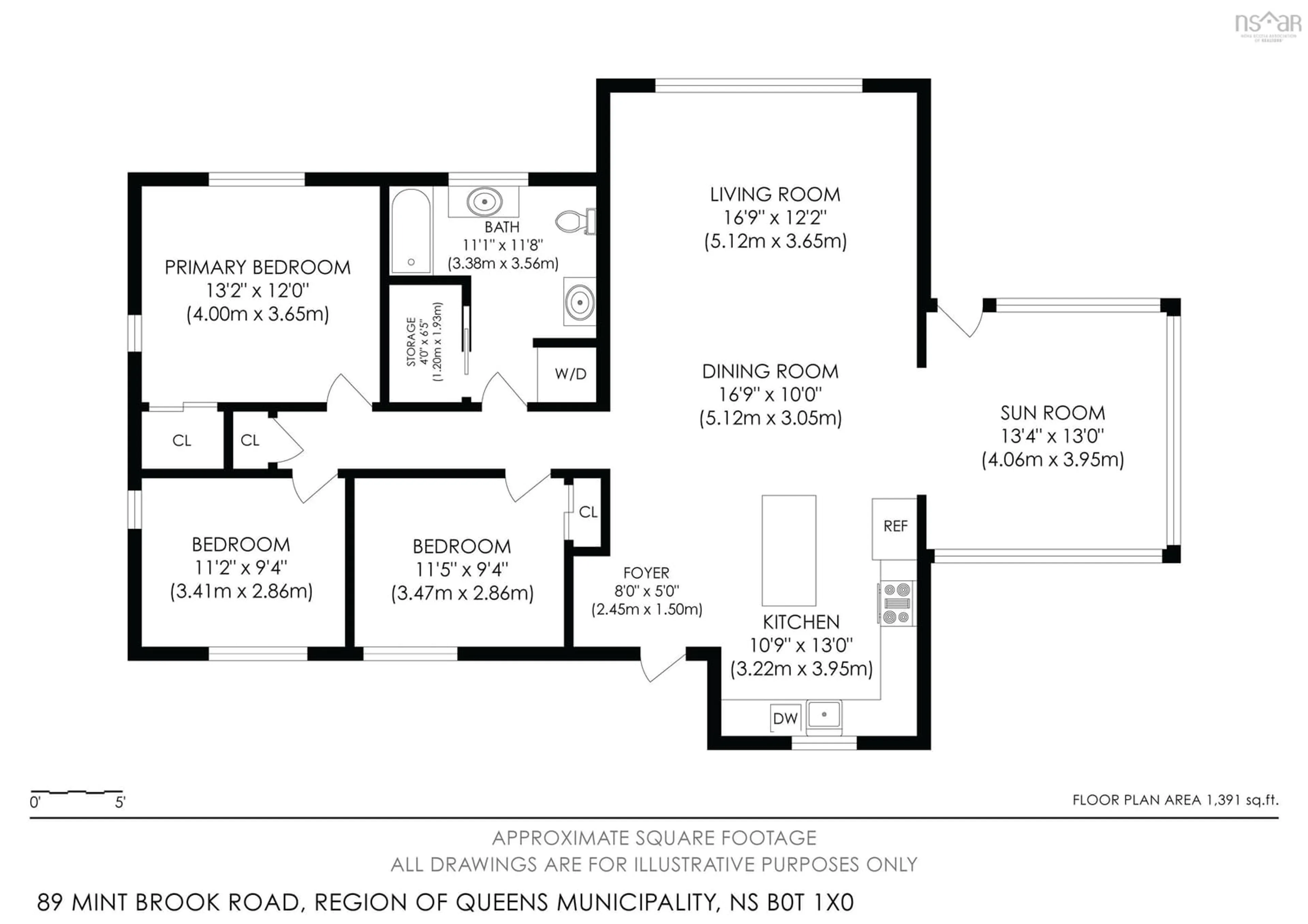 Floor plan for 89 Mint Brook Rd, Molega North Nova Scotia B0T 1X0
