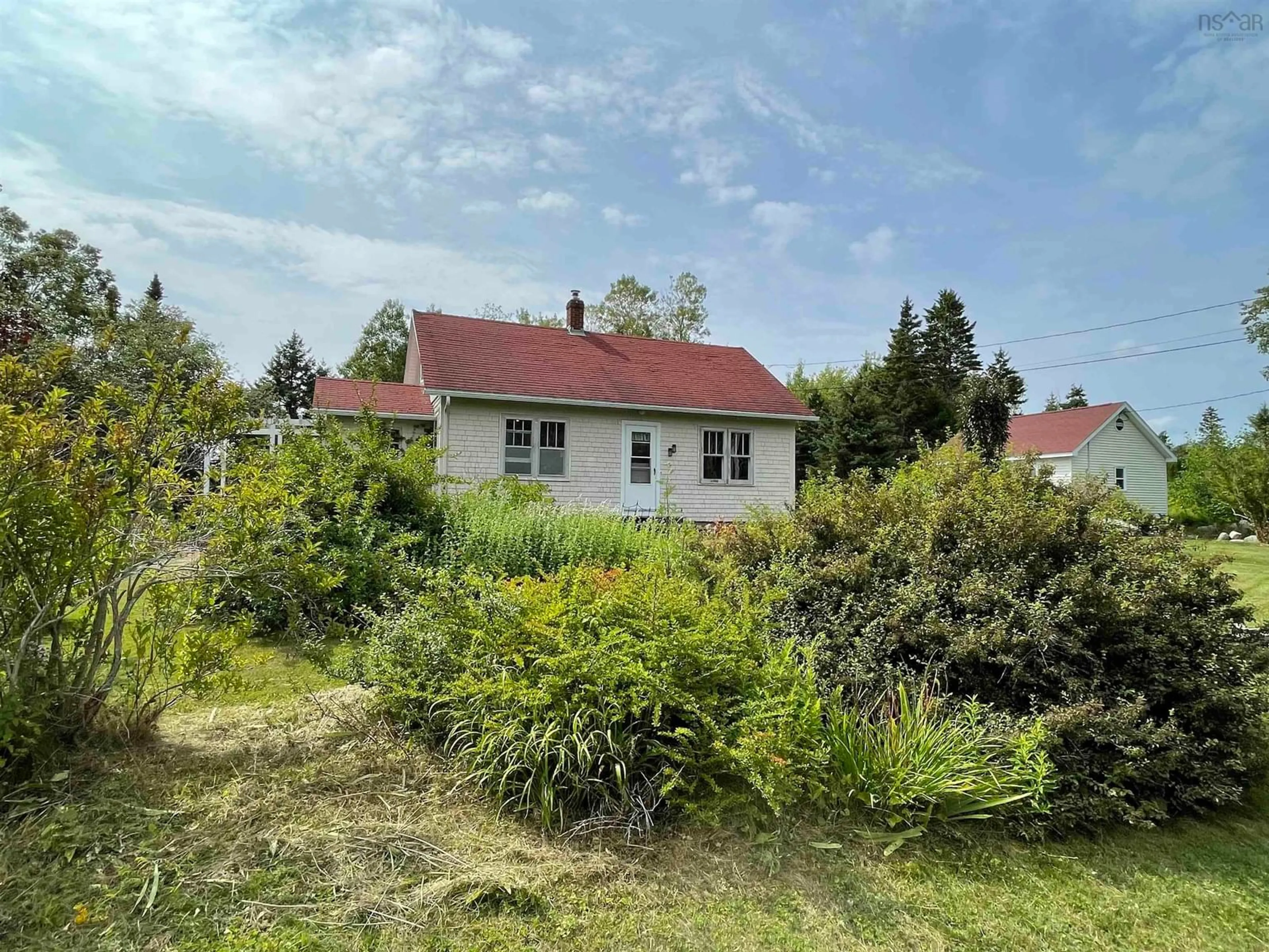 A pic from outside/outdoor area/front of a property/back of a property/a pic from drone, unknown for 7731 Highway 329, East River Point Nova Scotia B0J 1T0