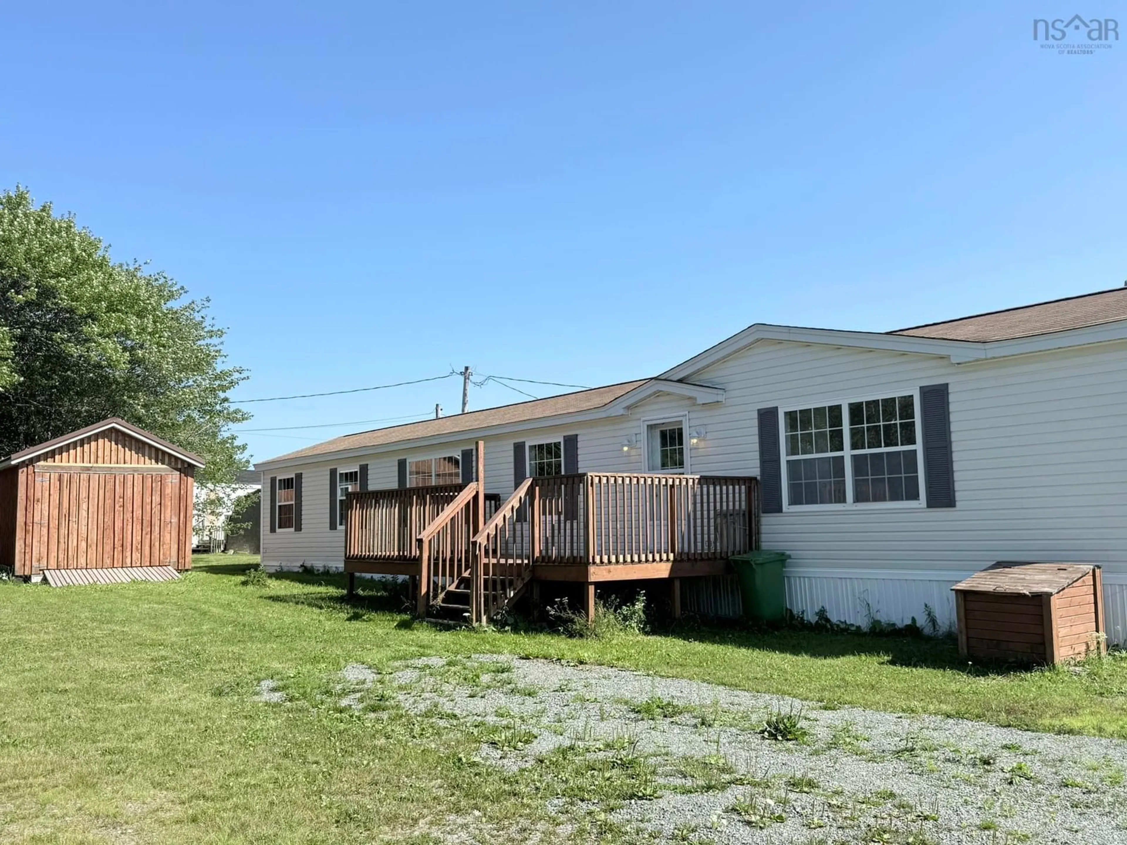 Home with vinyl exterior material, street for 61 Gillis Cres, Port Hawkesbury Nova Scotia B9A 3N5
