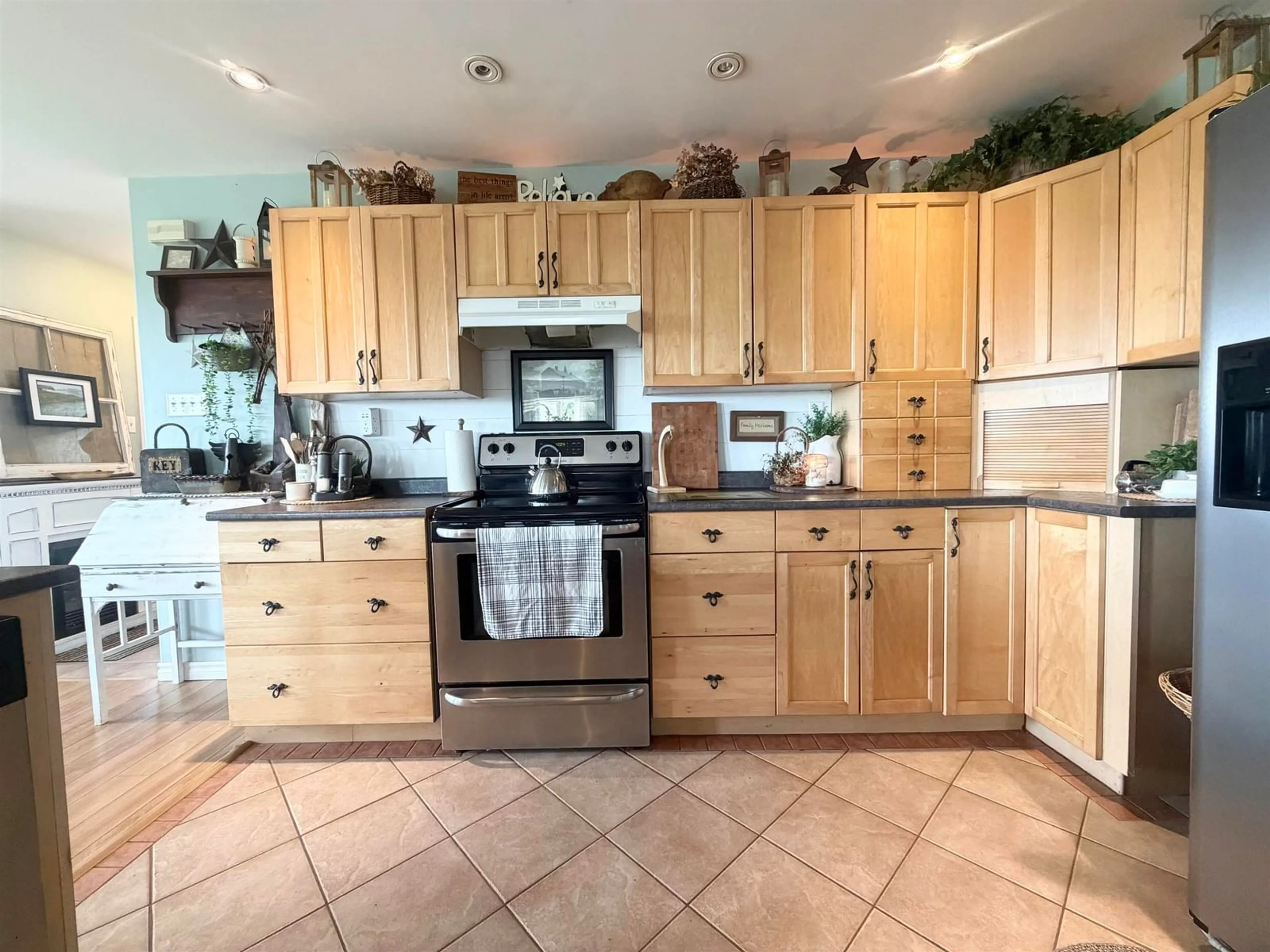 Standard kitchen, ceramic/tile floor for 139 Twin Lakes Rd, Richmond Nova Scotia B5A 5L4