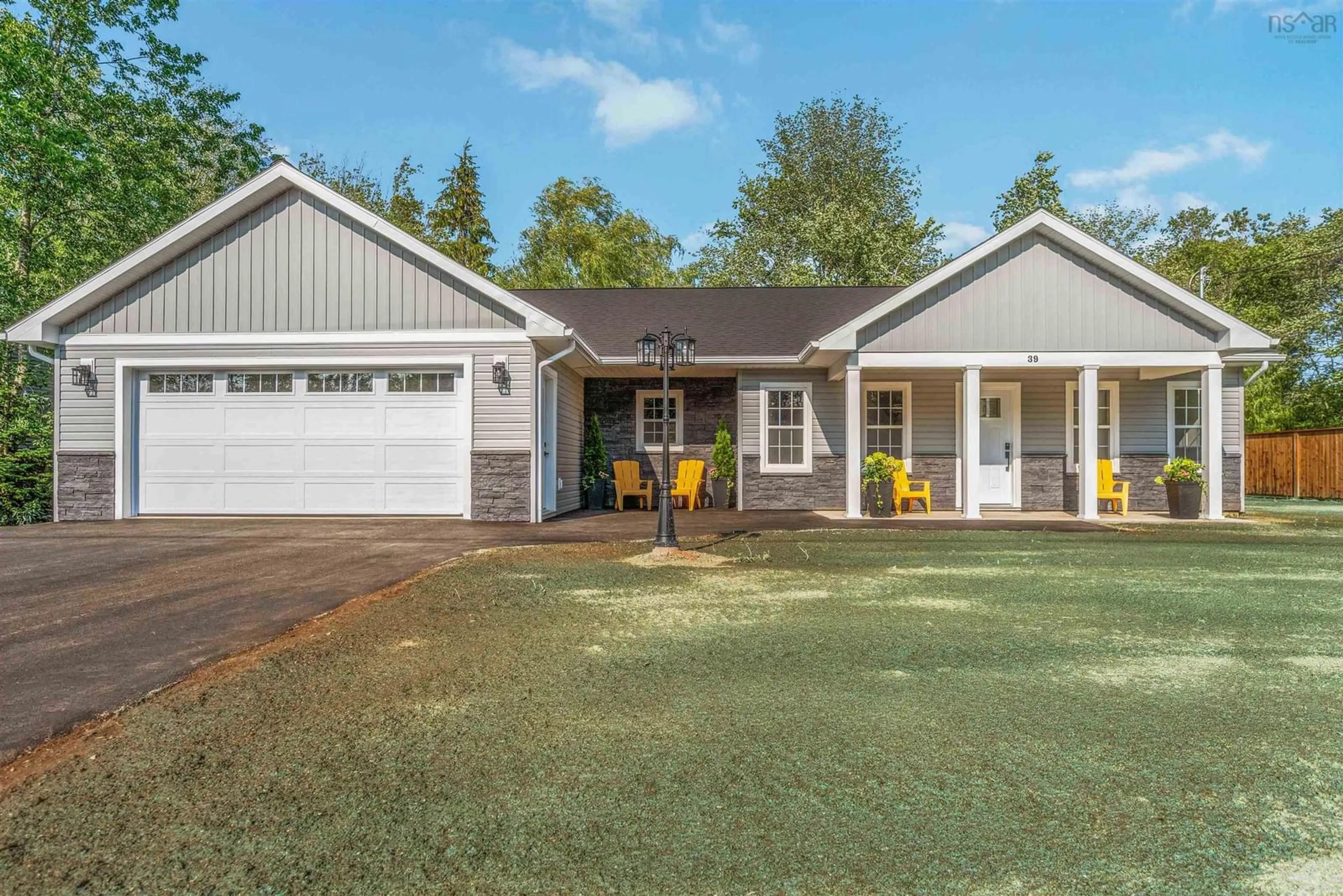 Home with vinyl exterior material, street for 39 Saratoga Dr, Centreville Nova Scotia B0P 1J0