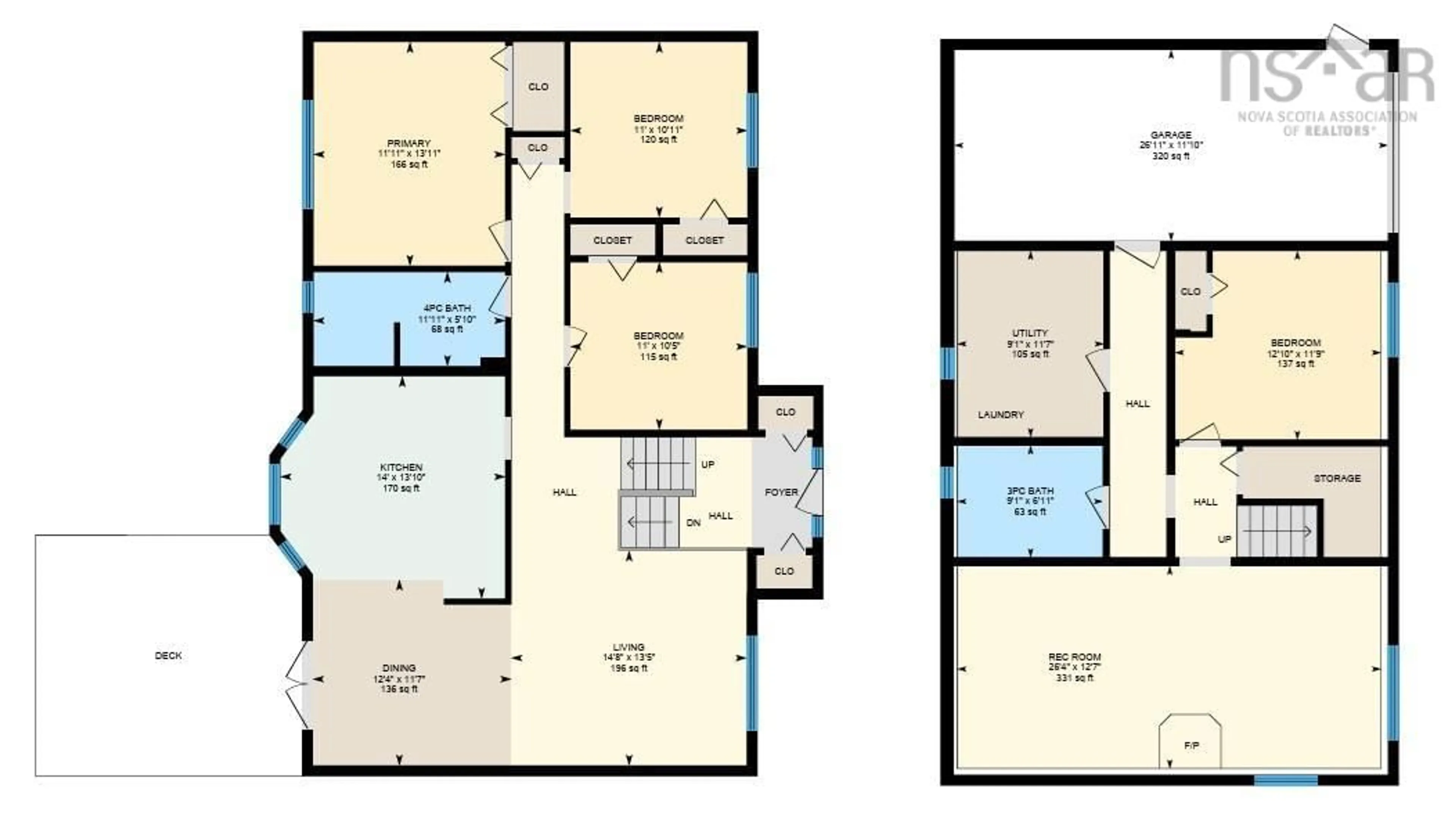 Floor plan for 319 Buckingham Drive, Stillwater Lake Nova Scotia B3Z 1M4