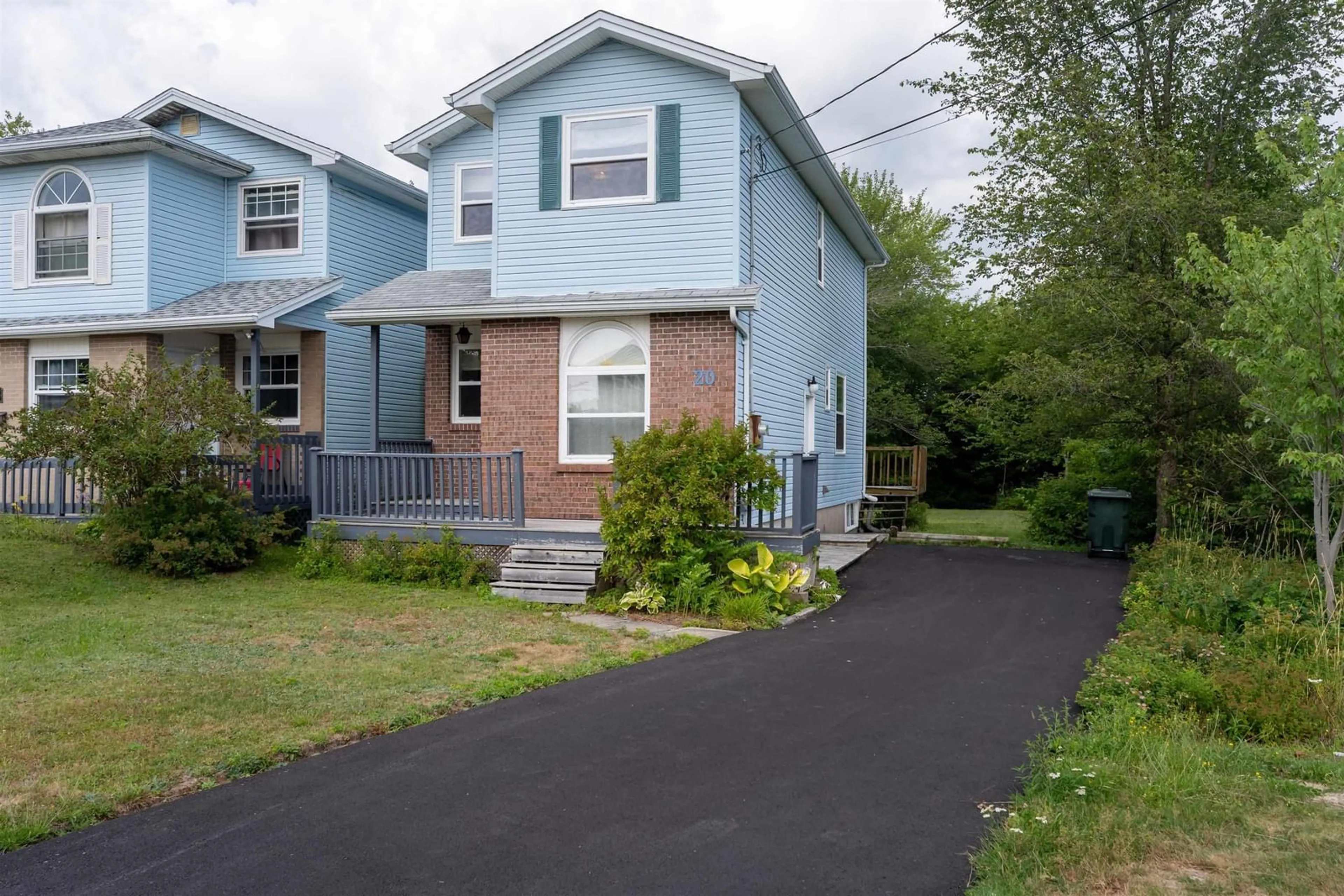 Home with vinyl exterior material, street for 20 Governors Lake Dr, Timberlea Nova Scotia B3T 1N2