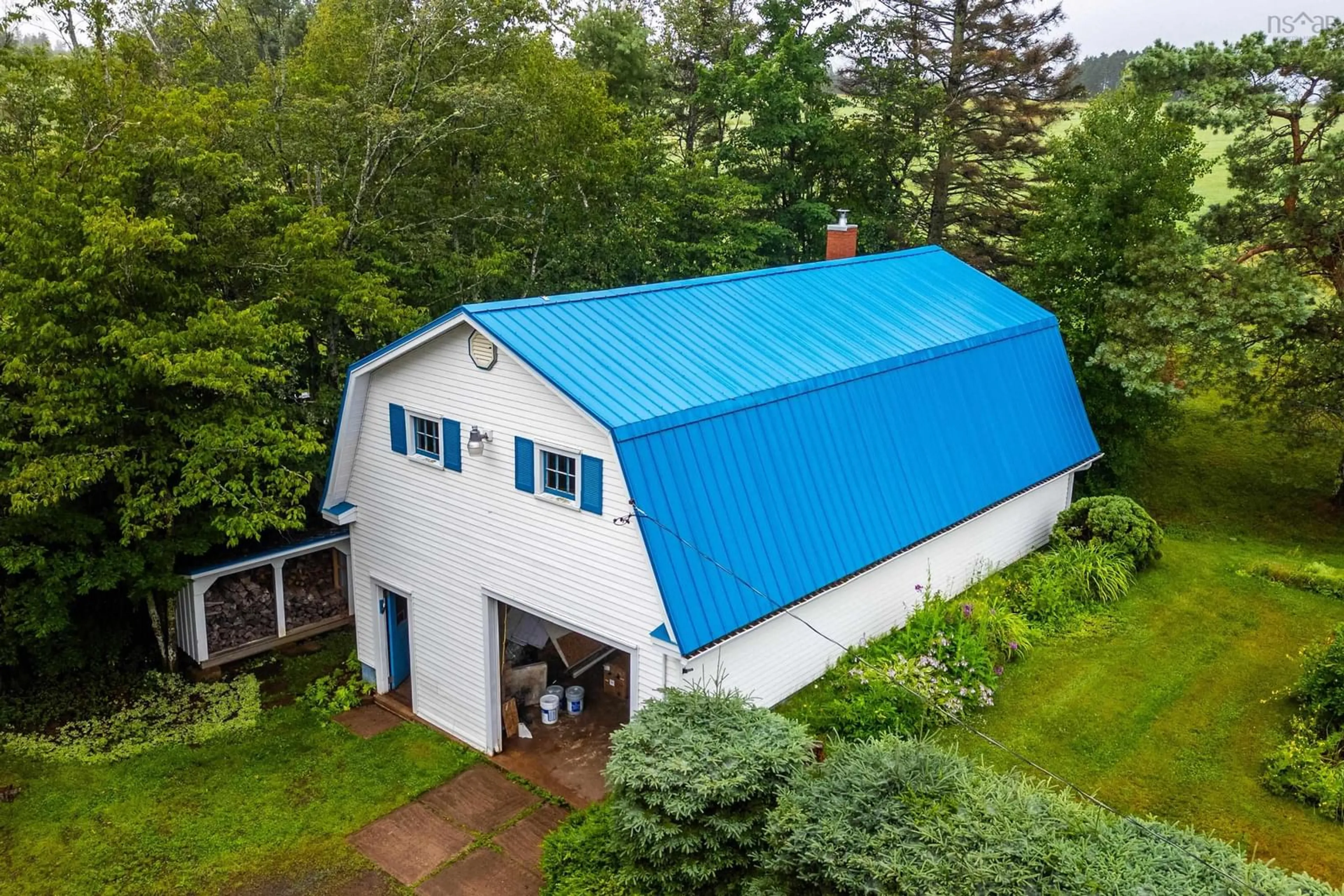 A pic from outside/outdoor area/front of a property/back of a property/a pic from drone, building for 18785 Highway 2, Fenwick Nova Scotia B0L 1C0