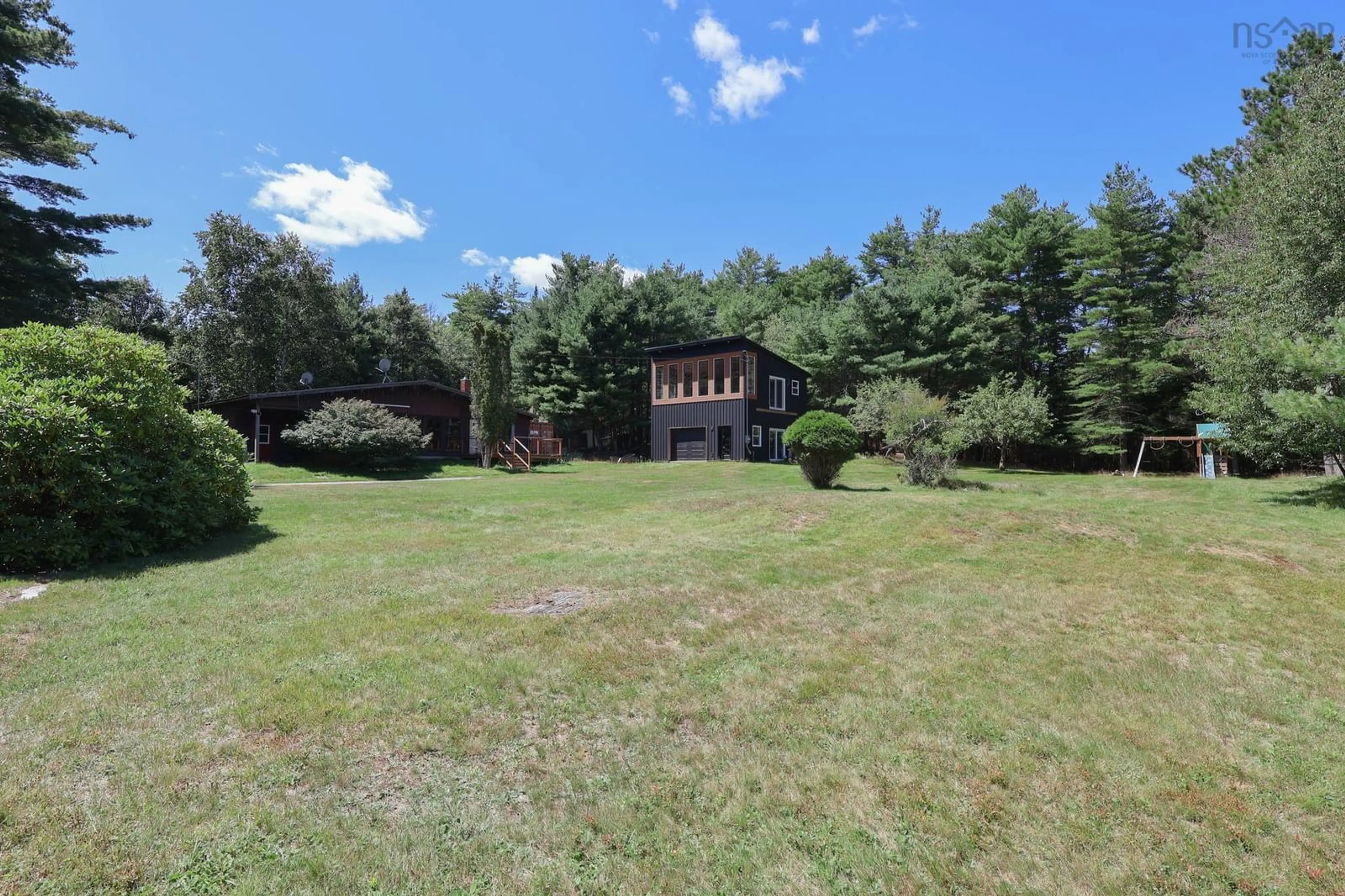 A pic from outside/outdoor area/front of a property/back of a property/a pic from drone, unknown for 5202 Highway 210, Greenfield Nova Scotia B0T 1E0