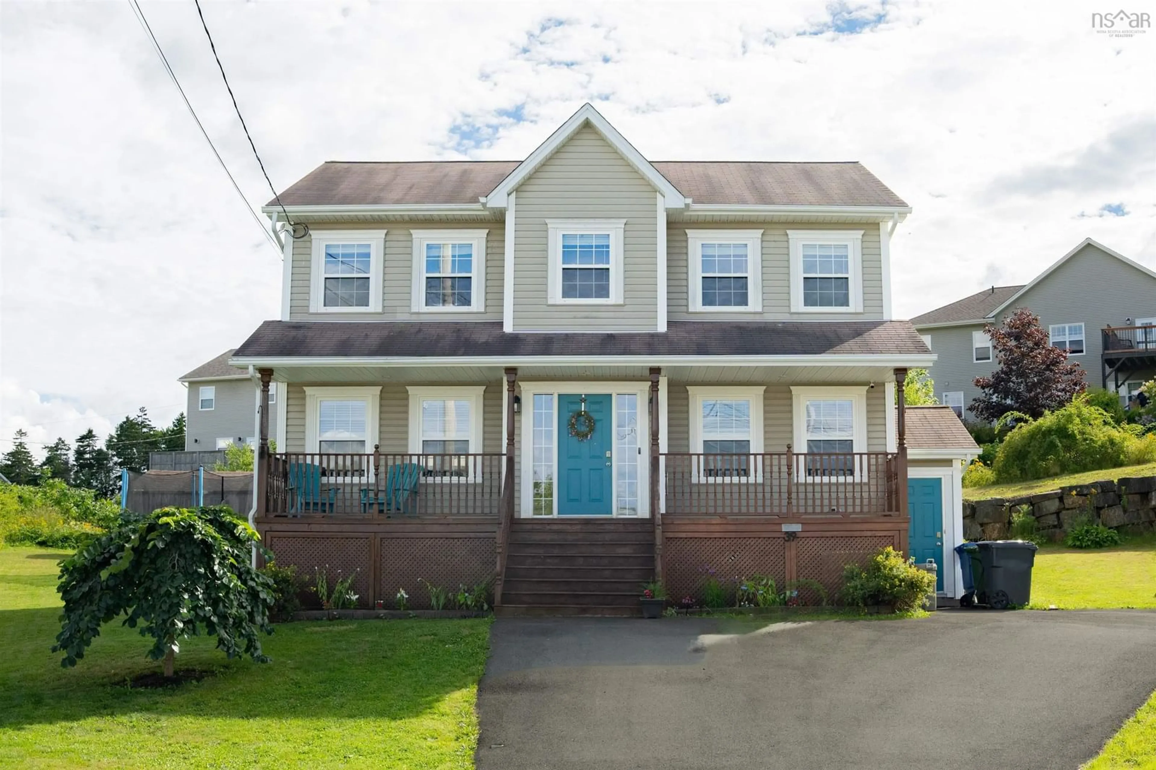 Home with vinyl exterior material, street for 39 Slicers Lane, Middle Sackville Nova Scotia B4E 0A7