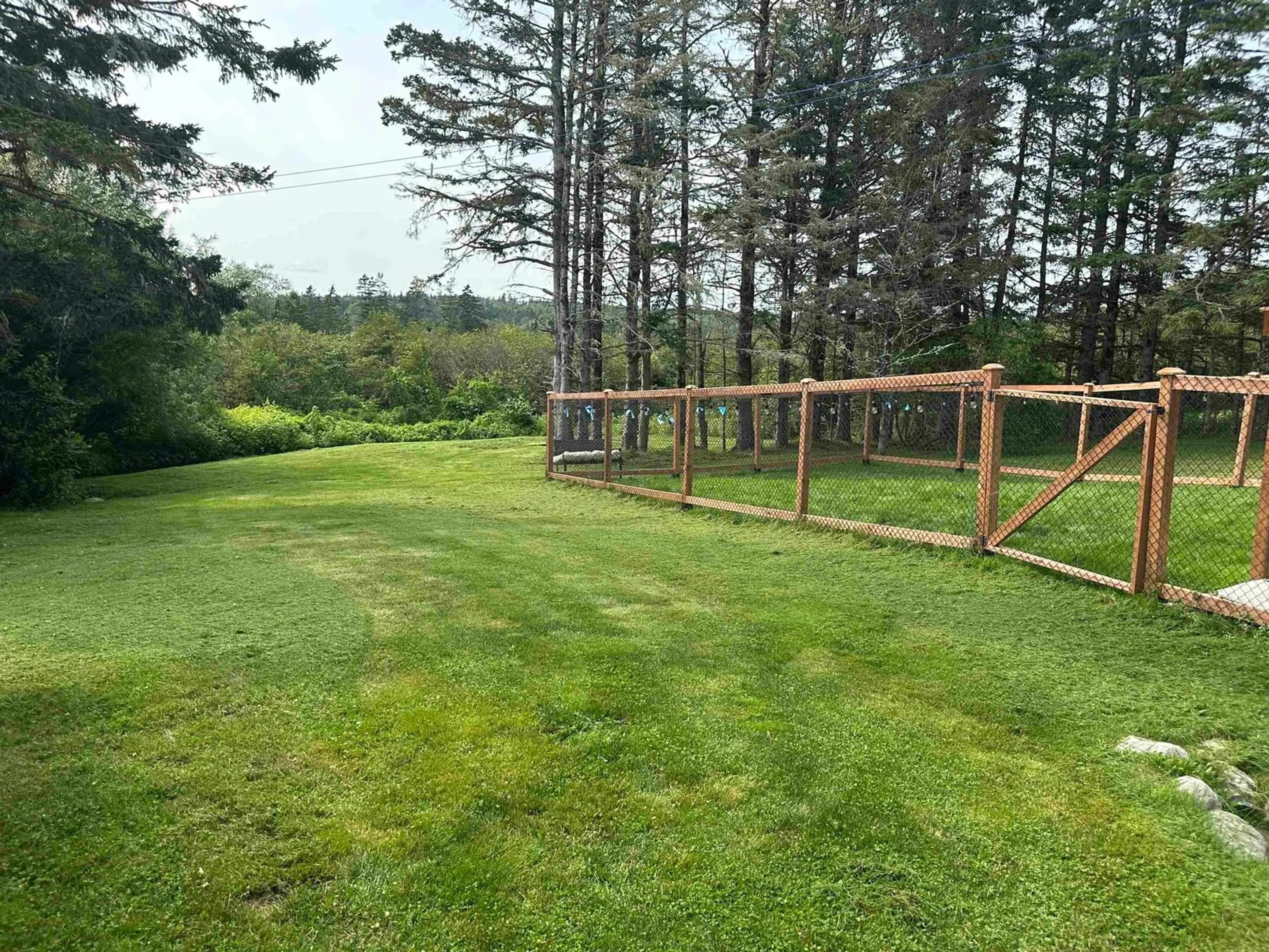 A pic from outside/outdoor area/front of a property/back of a property/a pic from drone, forest/trees view for 1833 Eastern Shore Rd, West Berlin Nova Scotia B0J 1H0
