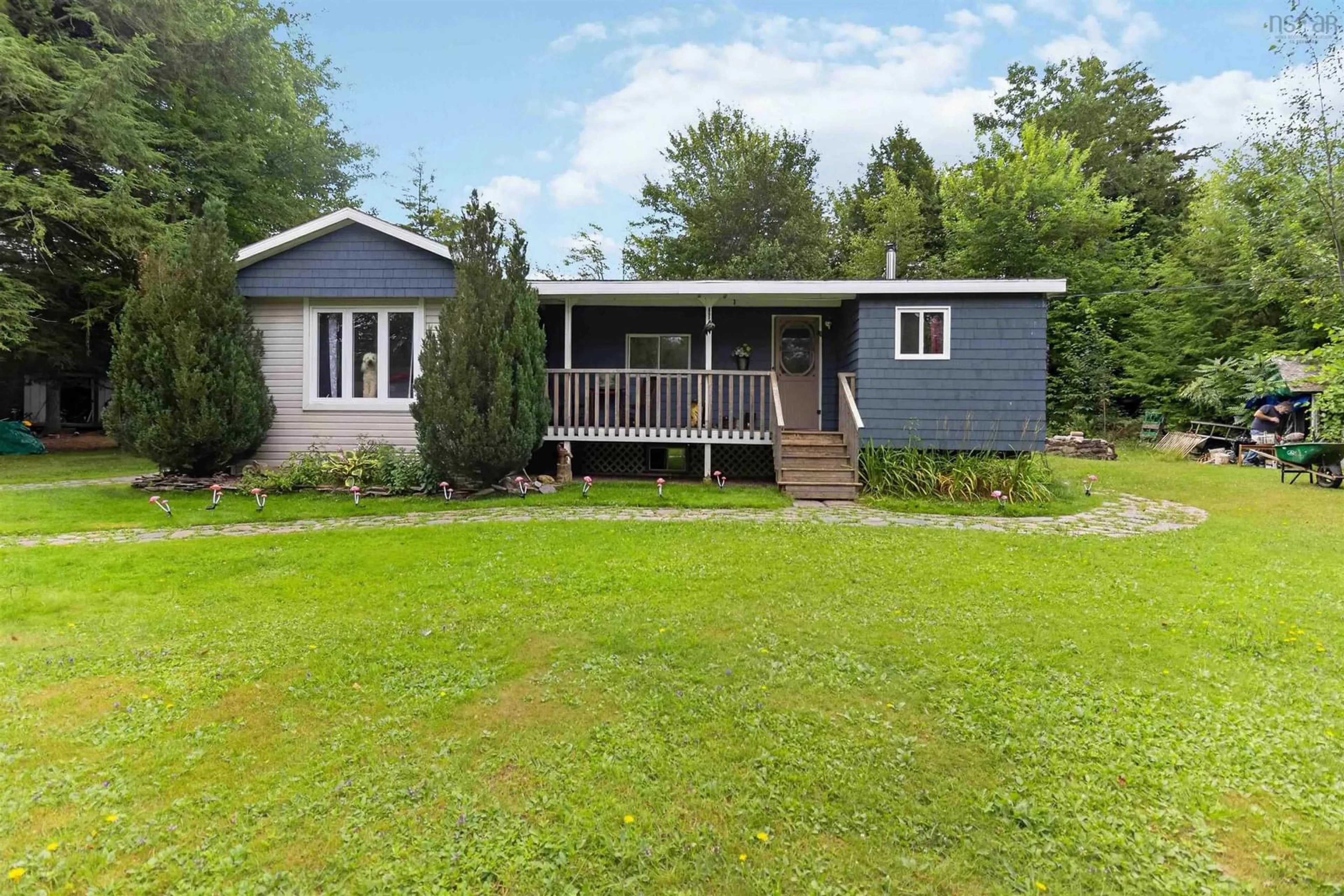 A pic from outside/outdoor area/front of a property/back of a property/a pic from drone, unknown for 1440 Barr Settlement Rd, Barr Settlement Nova Scotia B2S 3C1