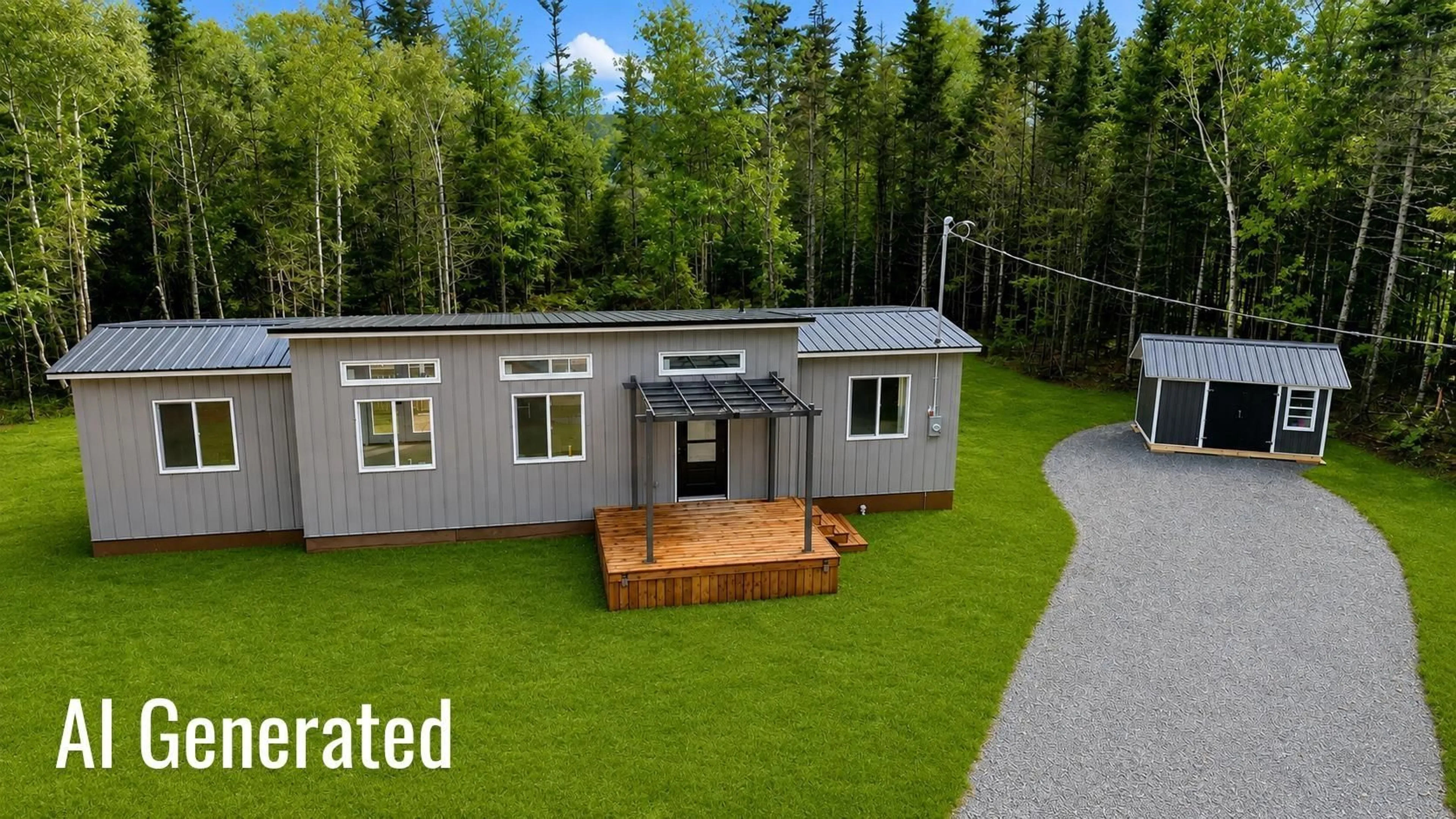 A pic from outside/outdoor area/front of a property/back of a property/a pic from drone, unknown for 35 First Crt, Valley Nova Scotia B6L 2G7
