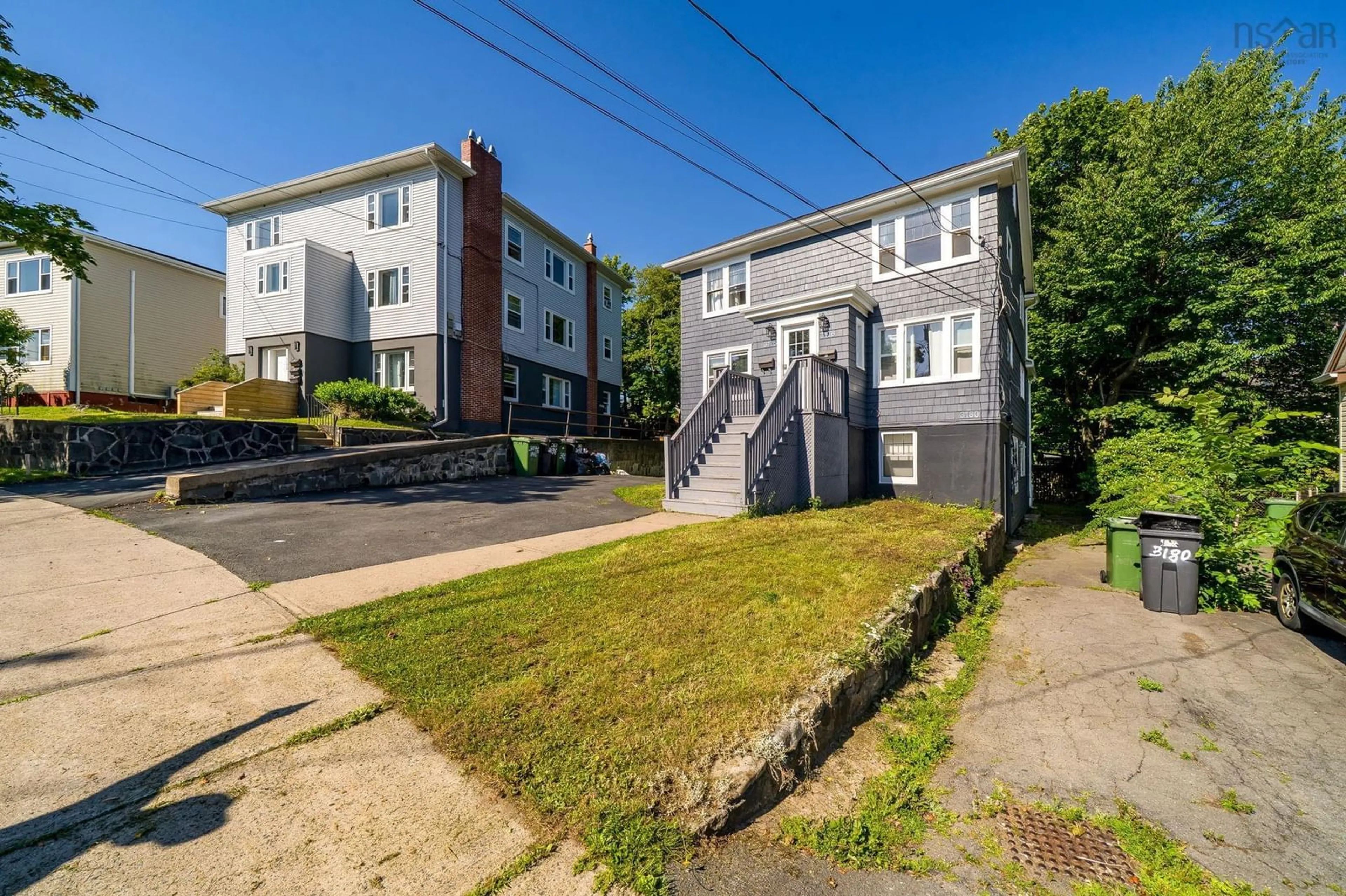 A pic from outside/outdoor area/front of a property/back of a property/a pic from drone, street for 3176/78/80 Stanford St, Halifax Nova Scotia B3L 4E1