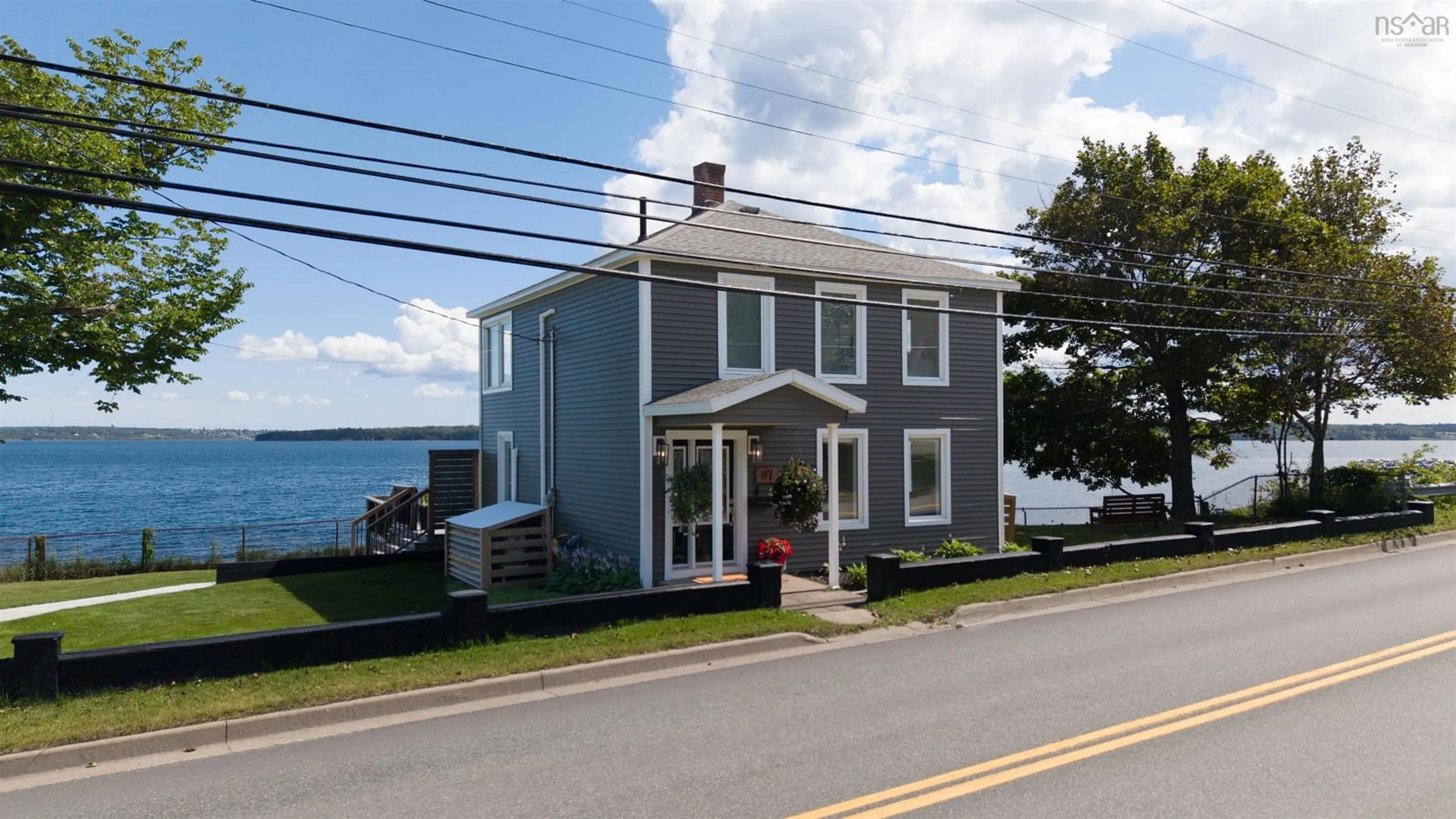 Home with vinyl exterior material, water/lake/river/ocean view for 87 Queen St, North Sydney Nova Scotia B2A 1A7