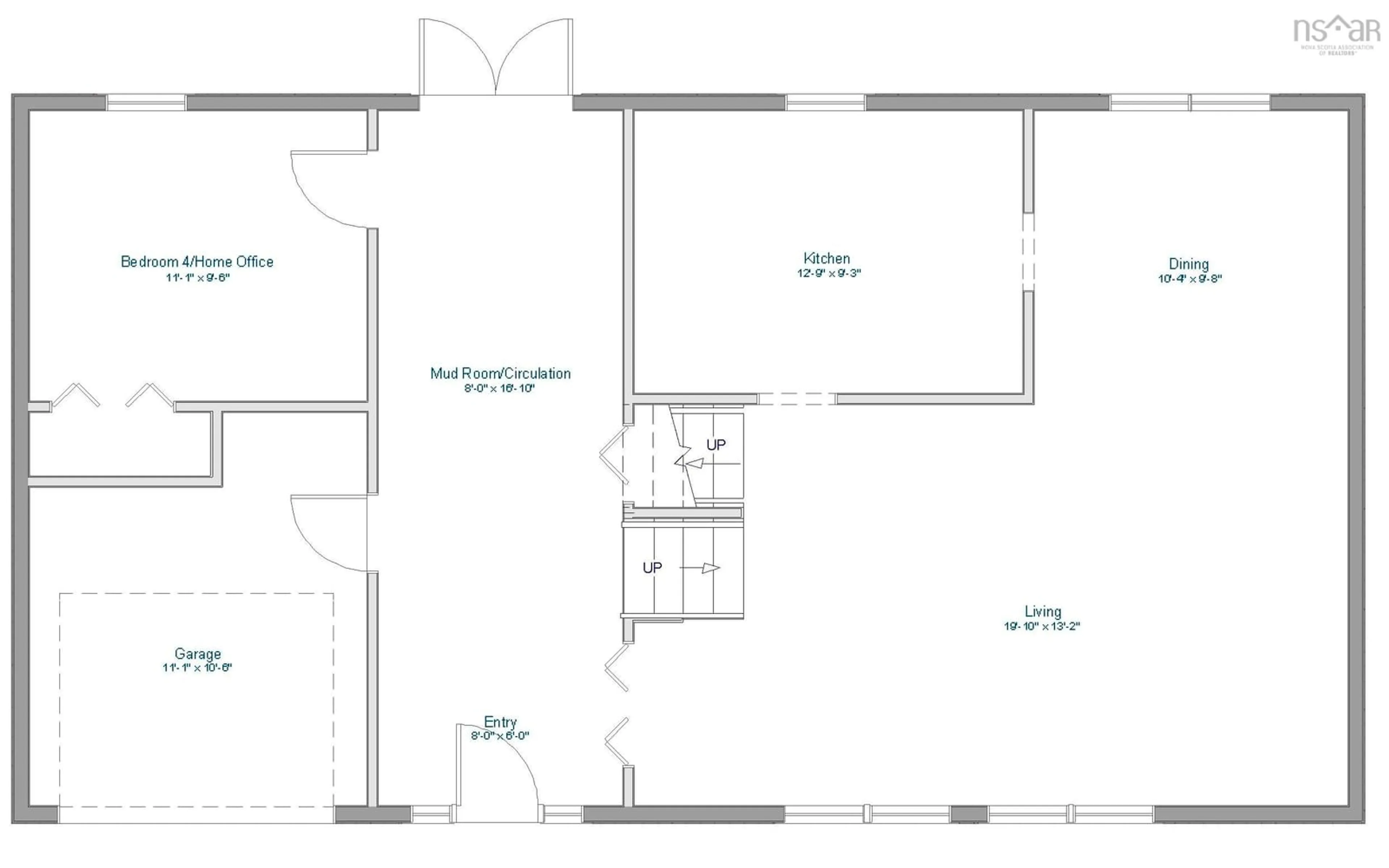 Floor plan for 8 Victoria Hill, Westmount Nova Scotia B1R 1P1