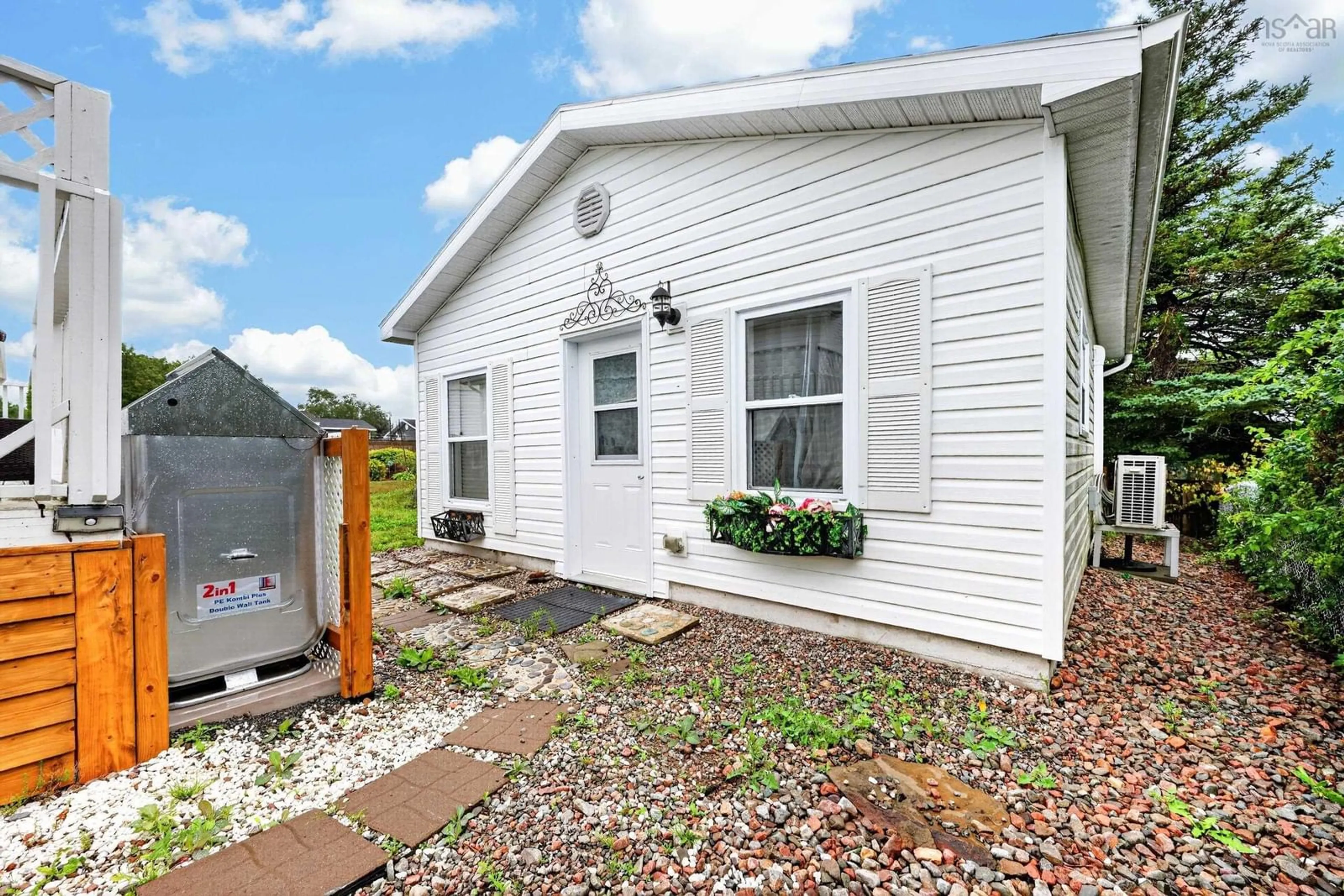 Home with vinyl exterior material, street for 43 Ranna Dr, Sydney Nova Scotia B1P 3Y5