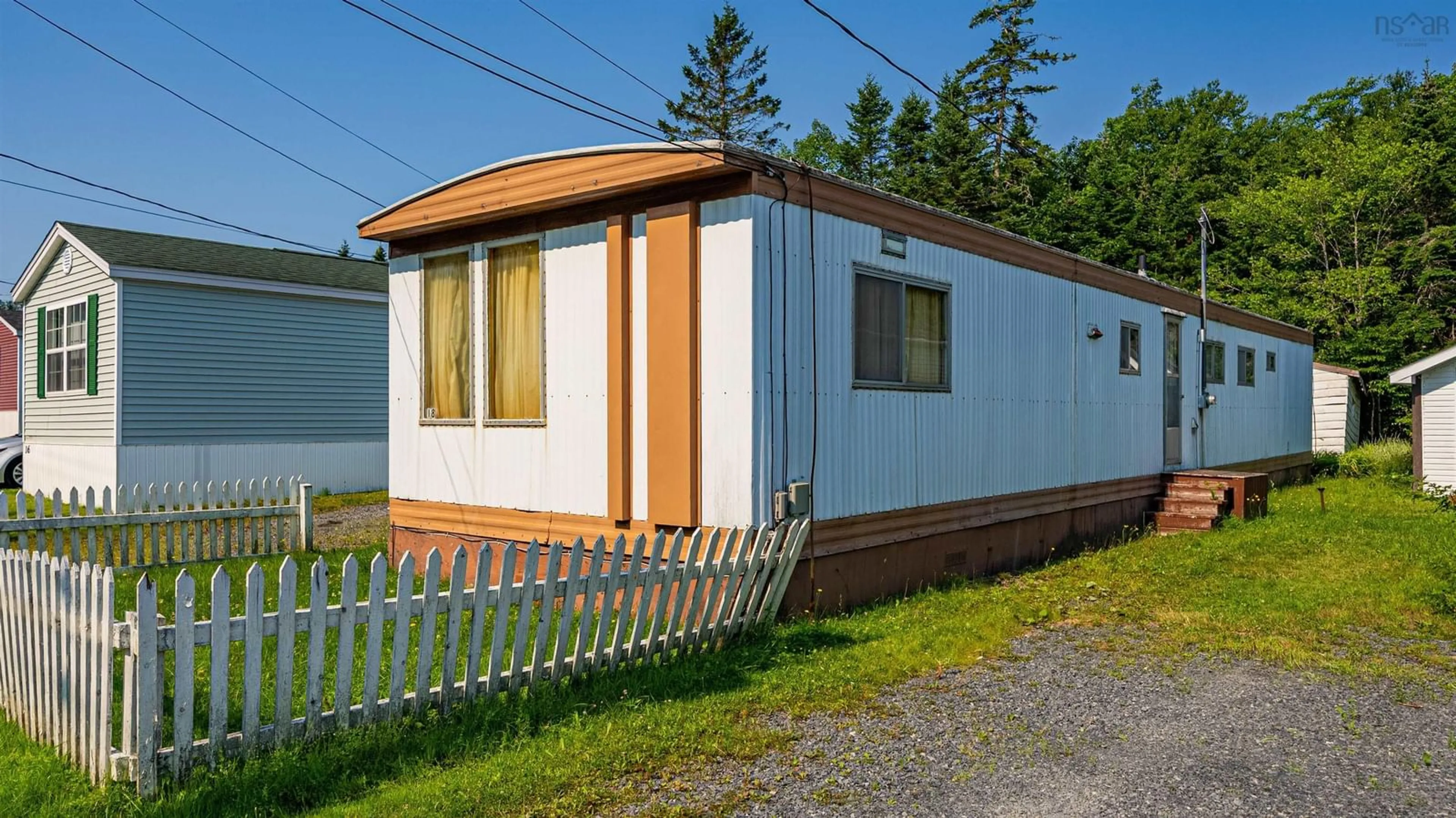 Home with vinyl exterior material, street for 18 Bellwood Dr, Harrietsfield Nova Scotia B3V 1A6