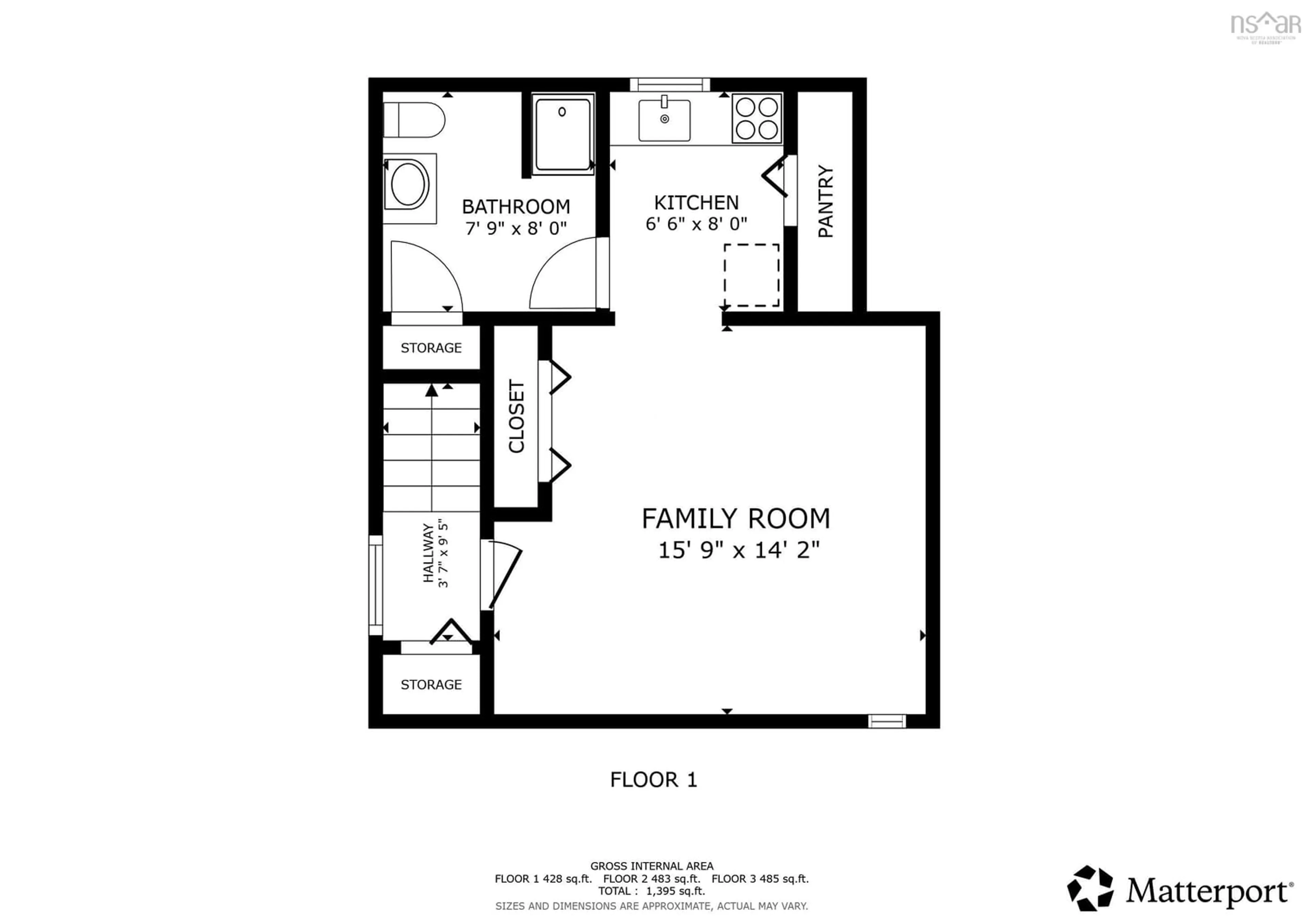 Floor plan for 19 Shrewsbury Rd, Cole Harbour Nova Scotia B2V 1R6