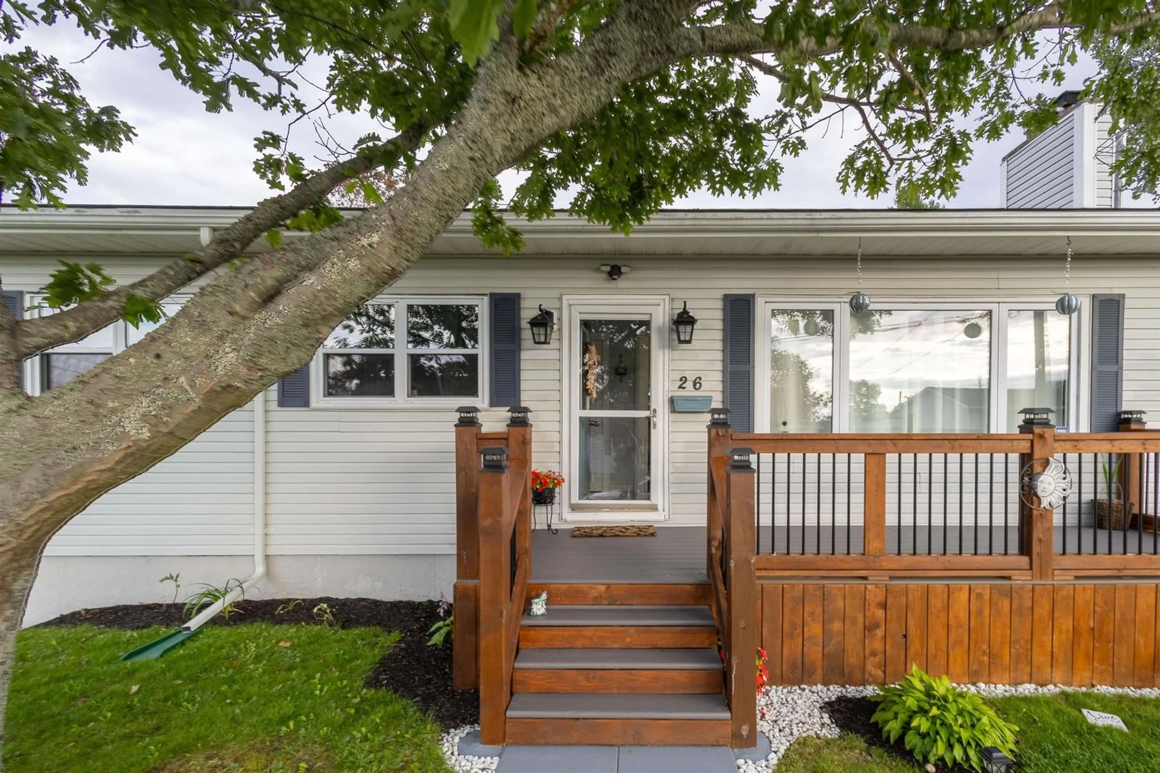 Home with vinyl exterior material, street for 26 Grove St, Sydney Nova Scotia B1P 3M8