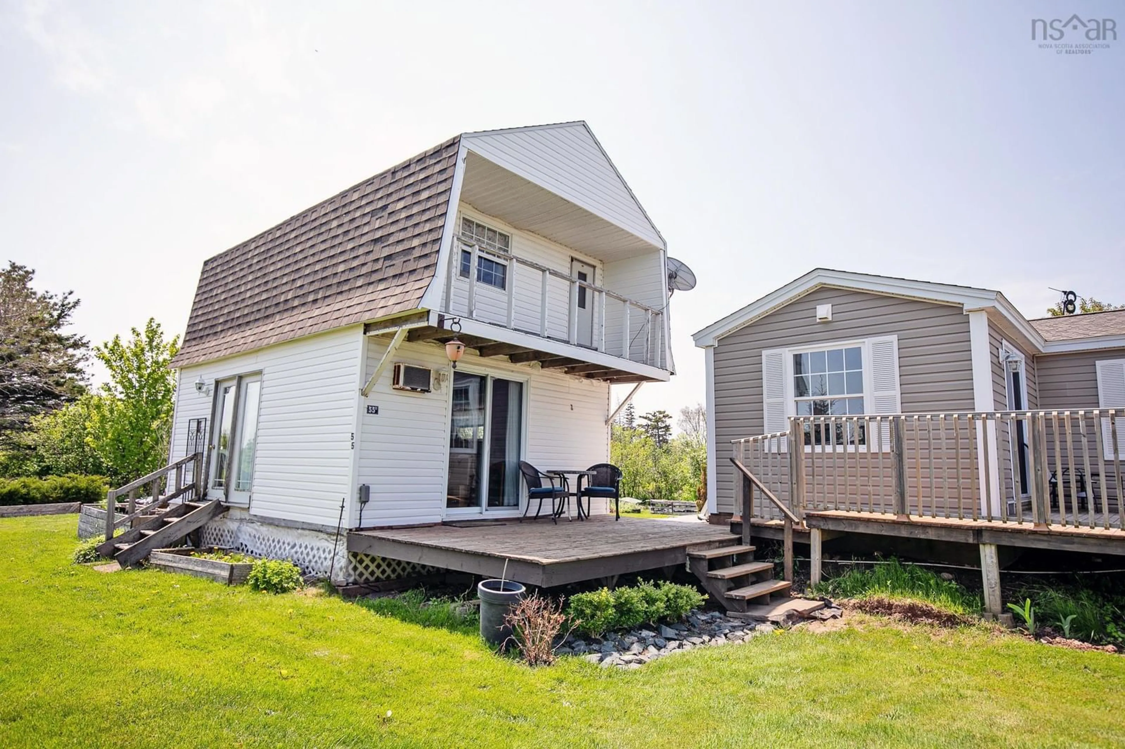 Patio, water/lake/river/ocean view for 55 Dan R. Dr, Gulf Shore Nova Scotia B0K 1L0