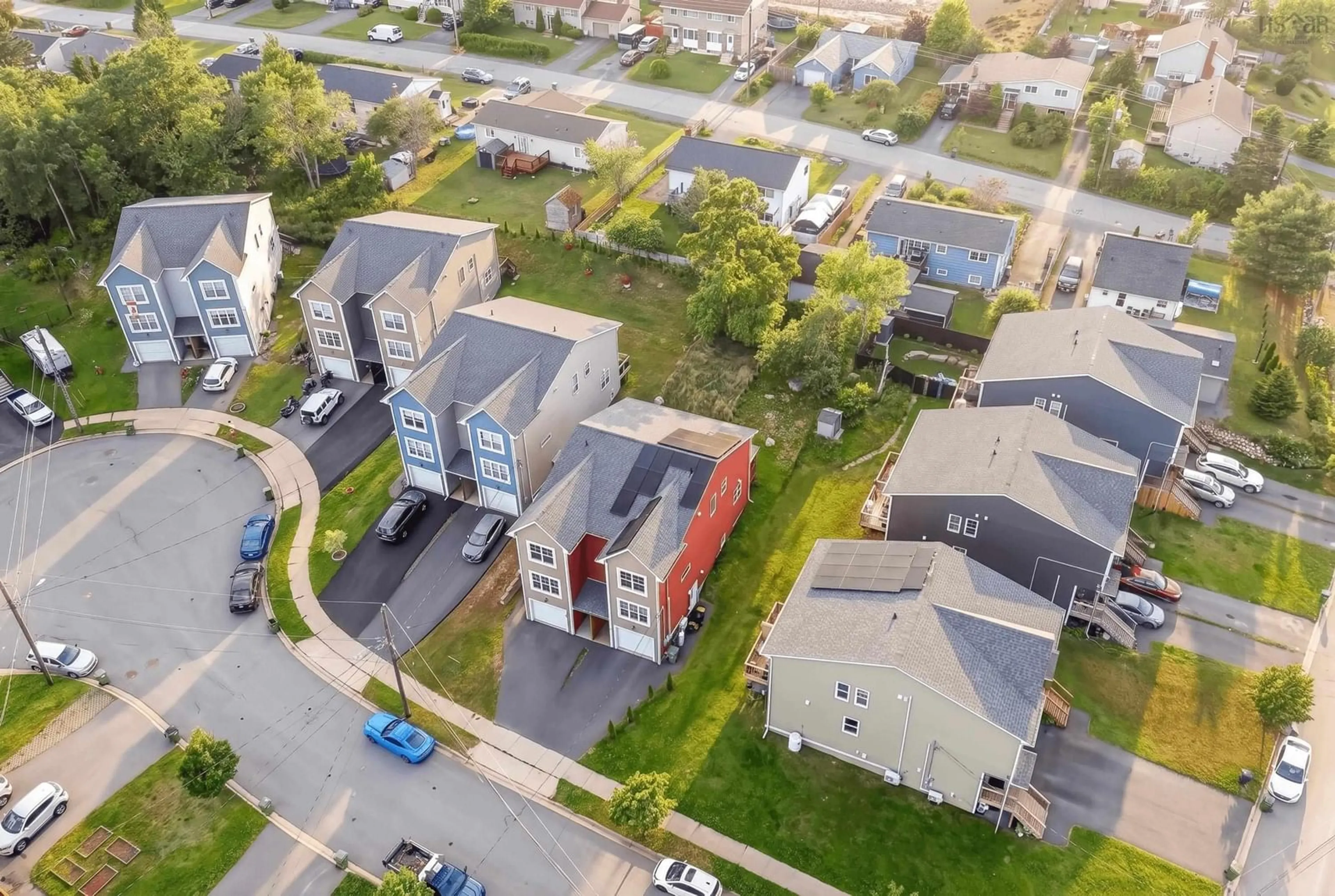 A pic from outside/outdoor area/front of a property/back of a property/a pic from drone, street for 13 Trout Run, Halifax Nova Scotia B3R 0C4