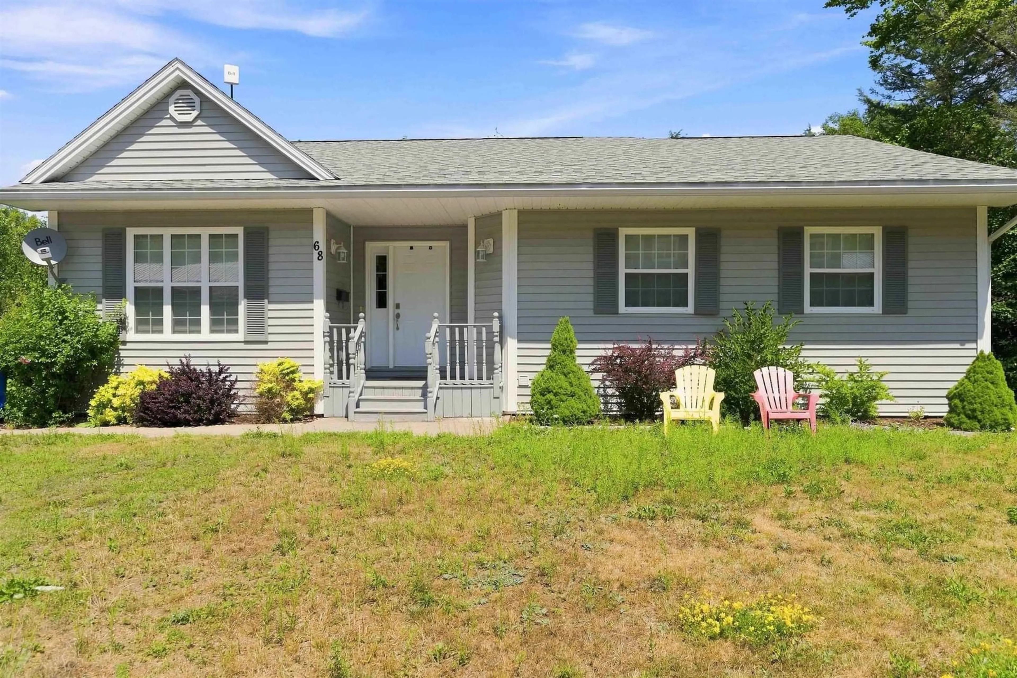Home with vinyl exterior material, street for 68 Alicia Blvd, Kentville Nova Scotia B4N 4Z8