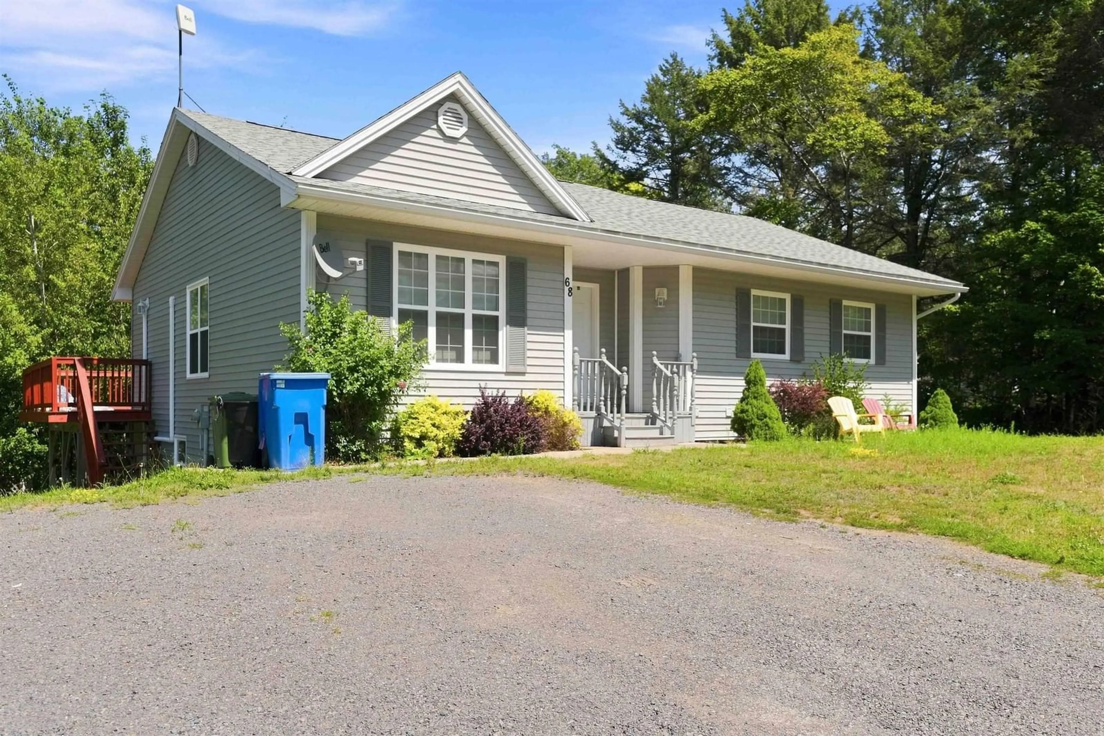 Home with vinyl exterior material, street for 68 Alicia Blvd, Kentville Nova Scotia B4N 4Z8