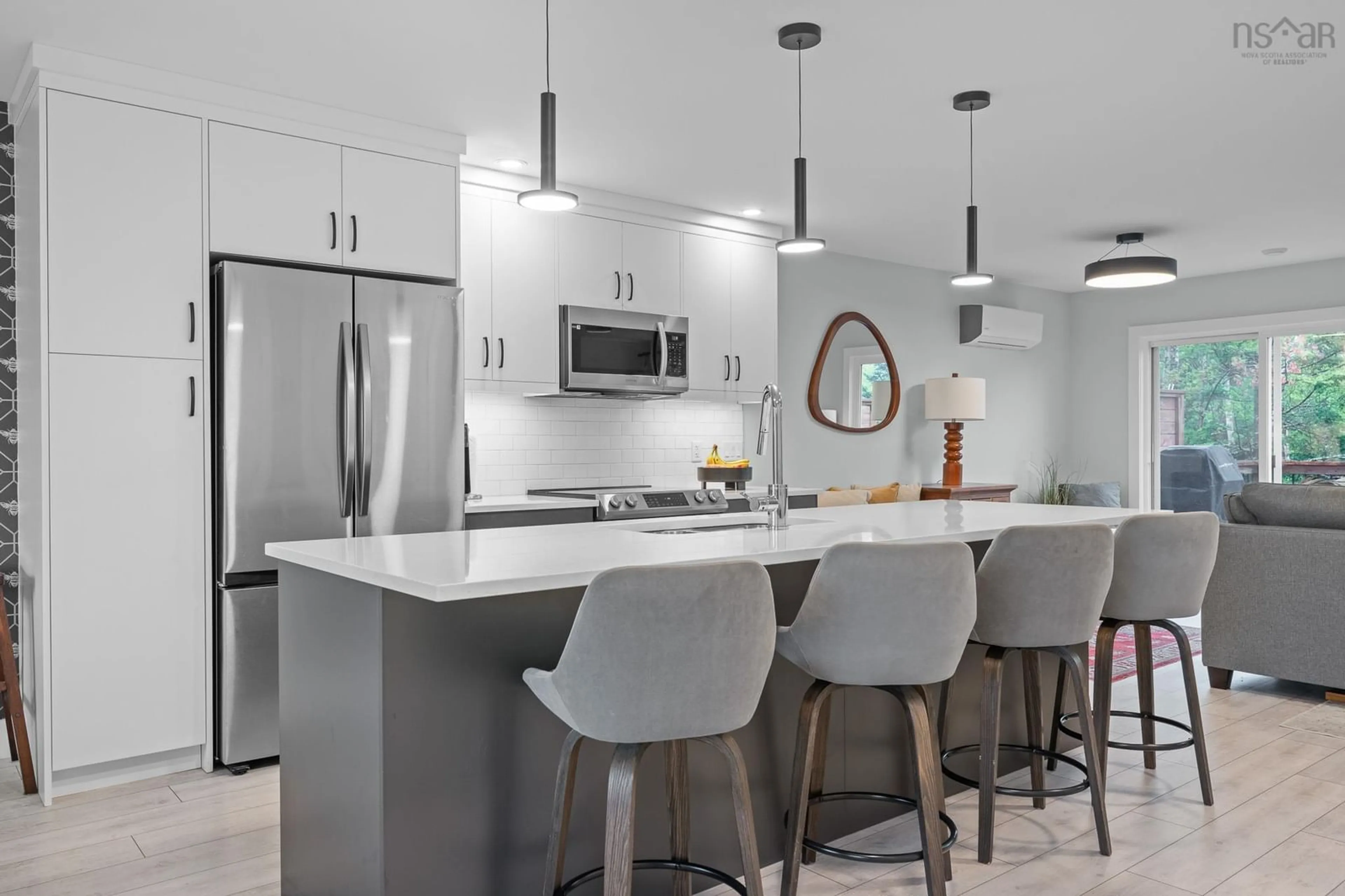 Open concept kitchen, ceramic/tile floor for 16 Glenn Dr, Lantz Nova Scotia B2S 0J1