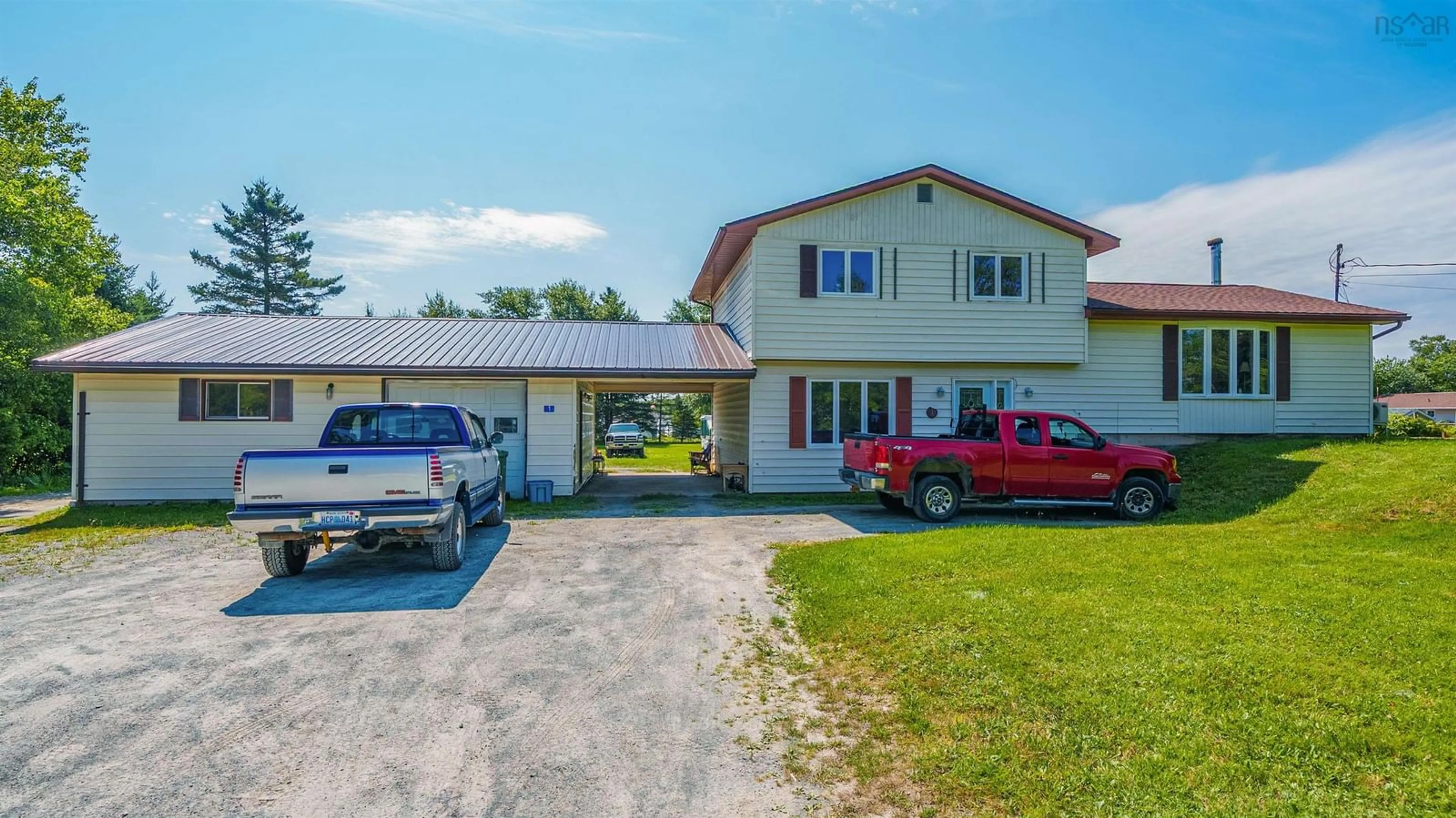 A pic from outside/outdoor area/front of a property/back of a property/a pic from drone, unknown for 1 Laura Dr, Cow Bay Nova Scotia B3G 1K3