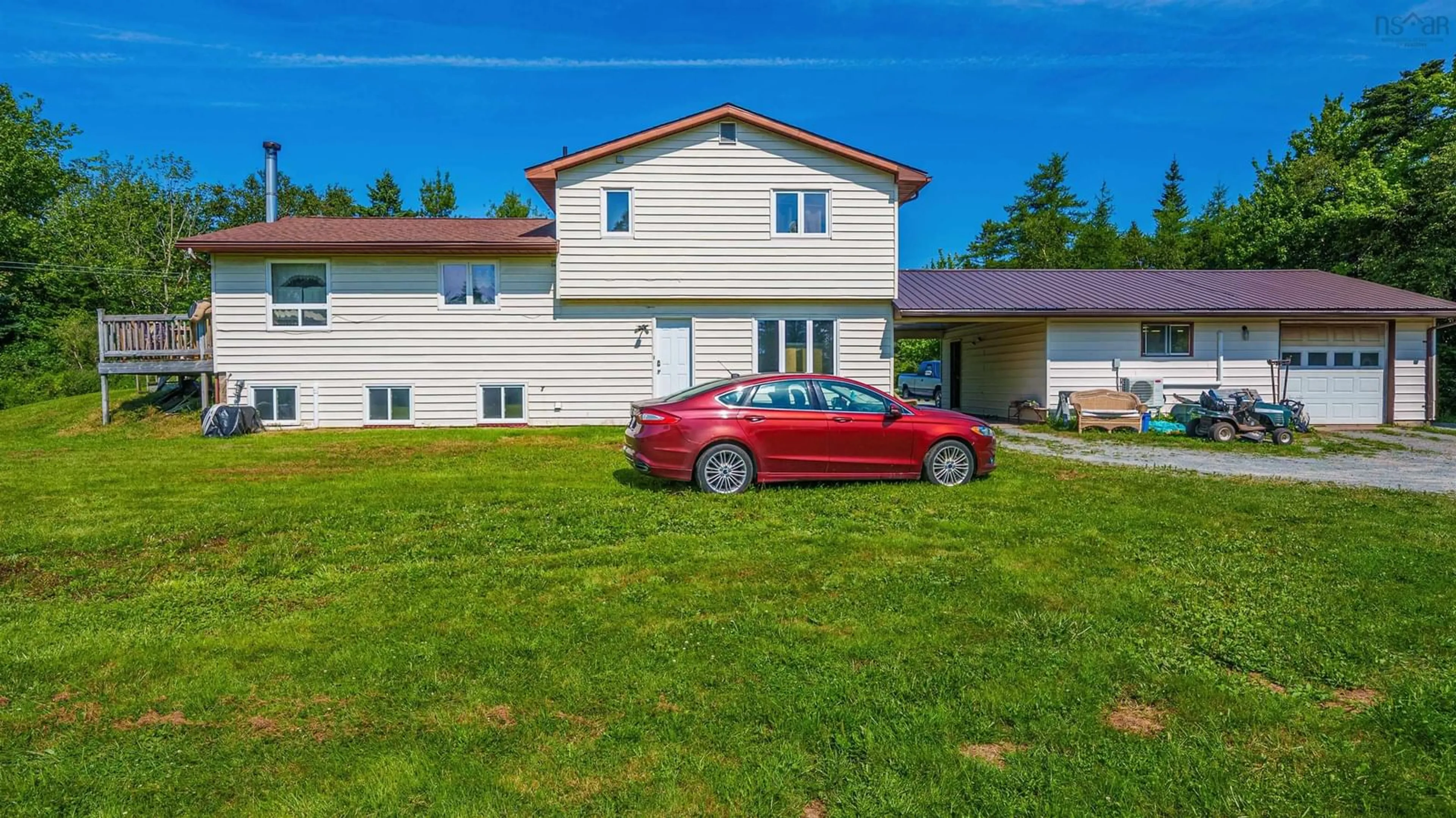 A pic from outside/outdoor area/front of a property/back of a property/a pic from drone, unknown for 1 Laura Dr, Cow Bay Nova Scotia B3G 1K3