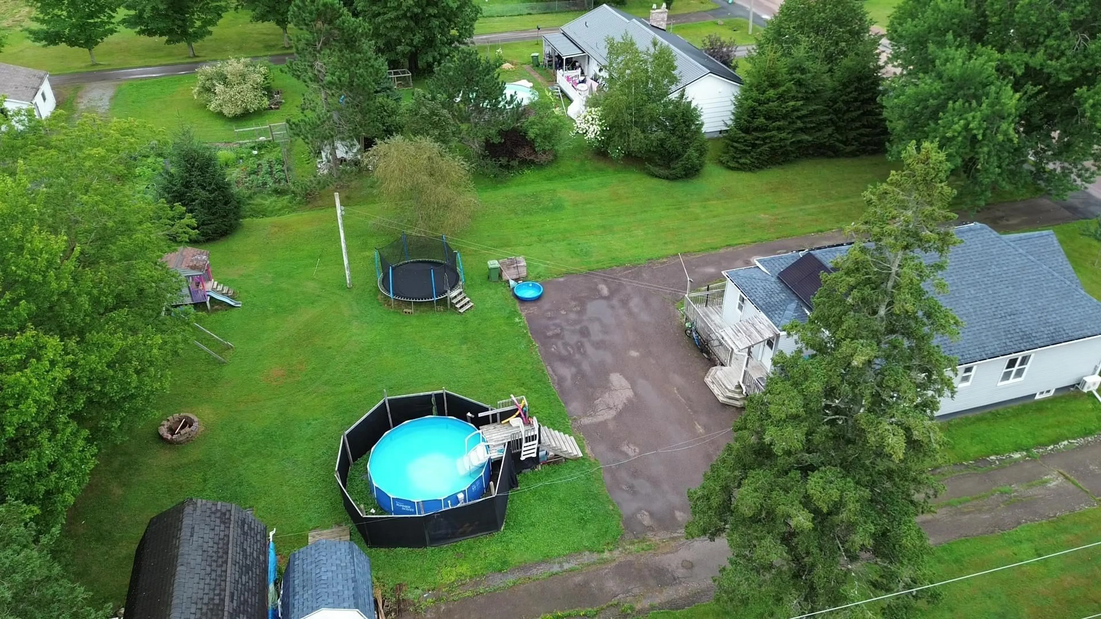 A pic from outside/outdoor area/front of a property/back of a property/a pic from drone, water/lake/river/ocean view for 204 Vimy Rd, Bible Hill Nova Scotia B2N 4J9