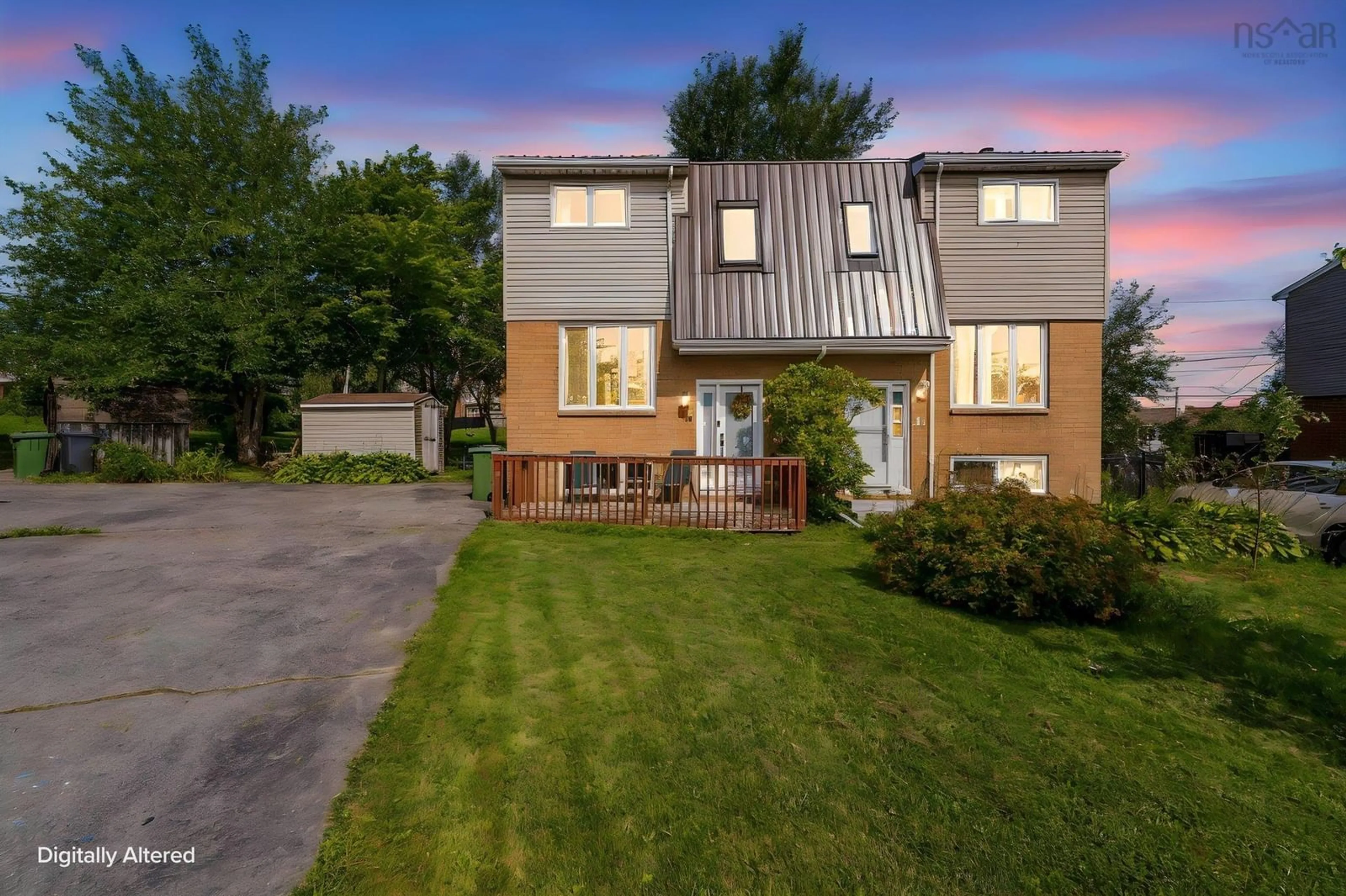 A pic from outside/outdoor area/front of a property/back of a property/a pic from drone, street for 13 Heathland Way, Dartmouth Nova Scotia B2V 1L4