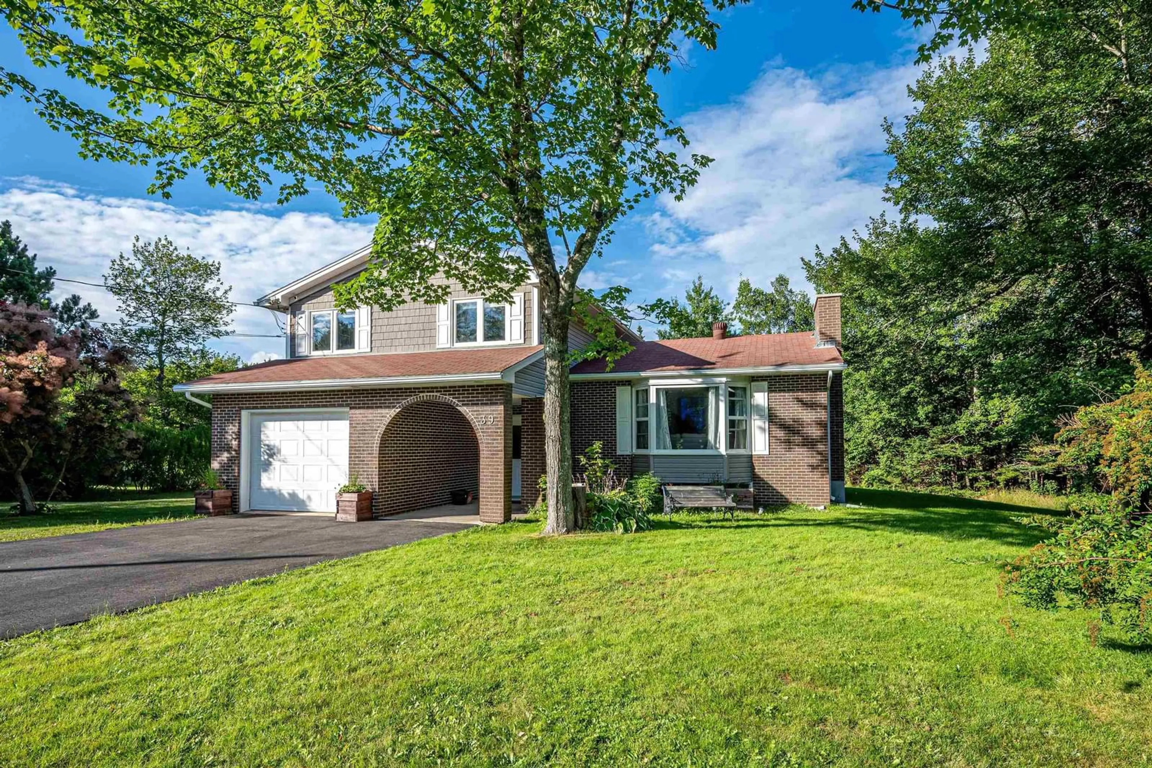 Home with vinyl exterior material, street for 39 Delmerle Dr, Whites Lake Nova Scotia B3T 1W9