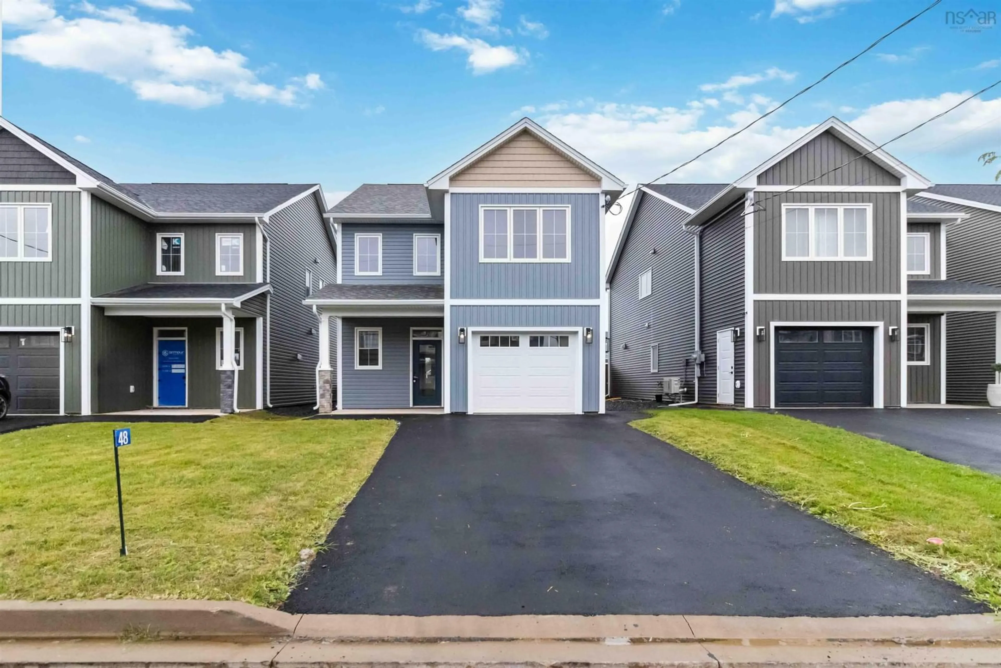Home with vinyl exterior material, street for 48 Brianna Dr, Lantz Nova Scotia B2S 0K4