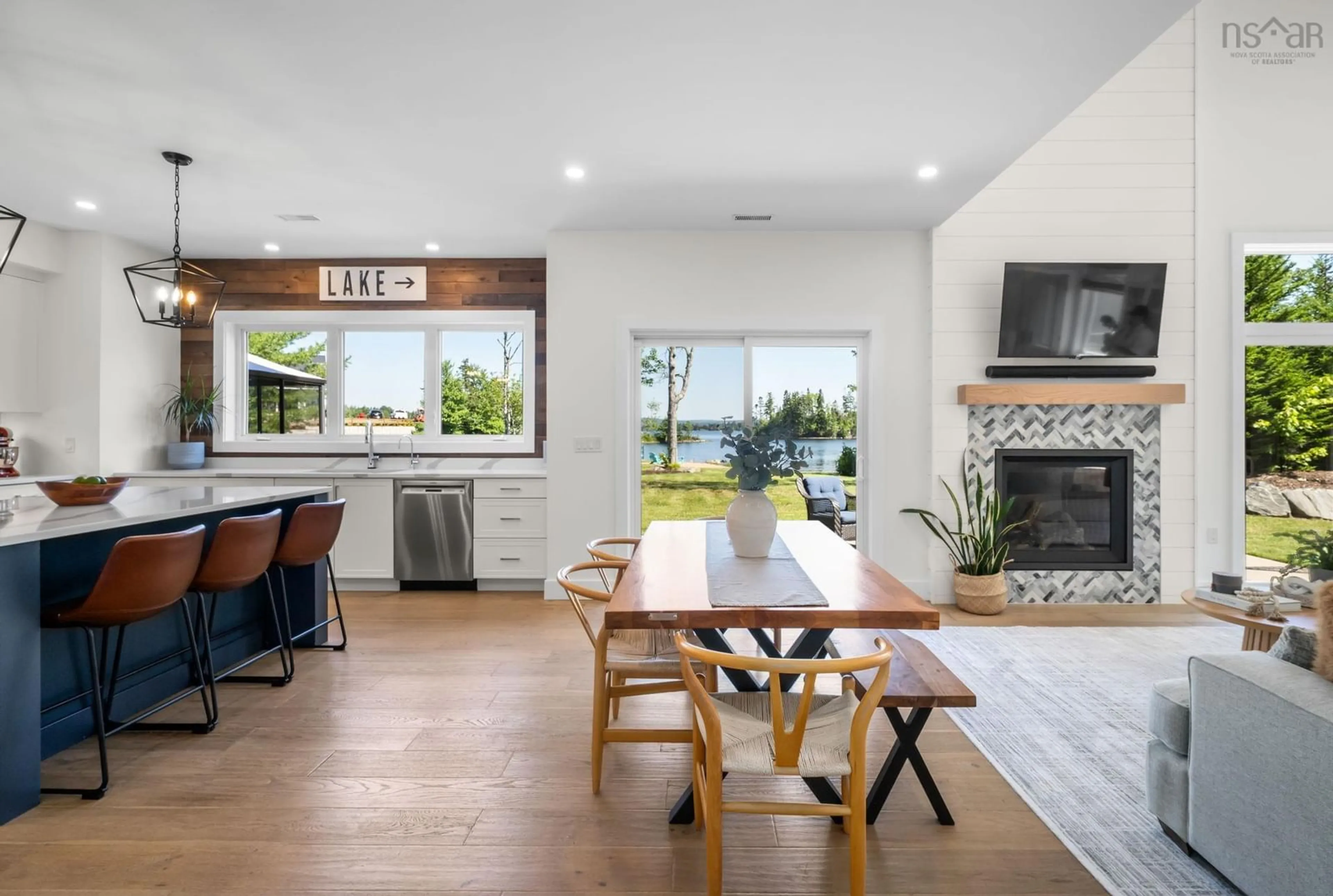 Open concept kitchen, unknown for 3 Fiddlehead, Porters Lake Nova Scotia B3E 1P4