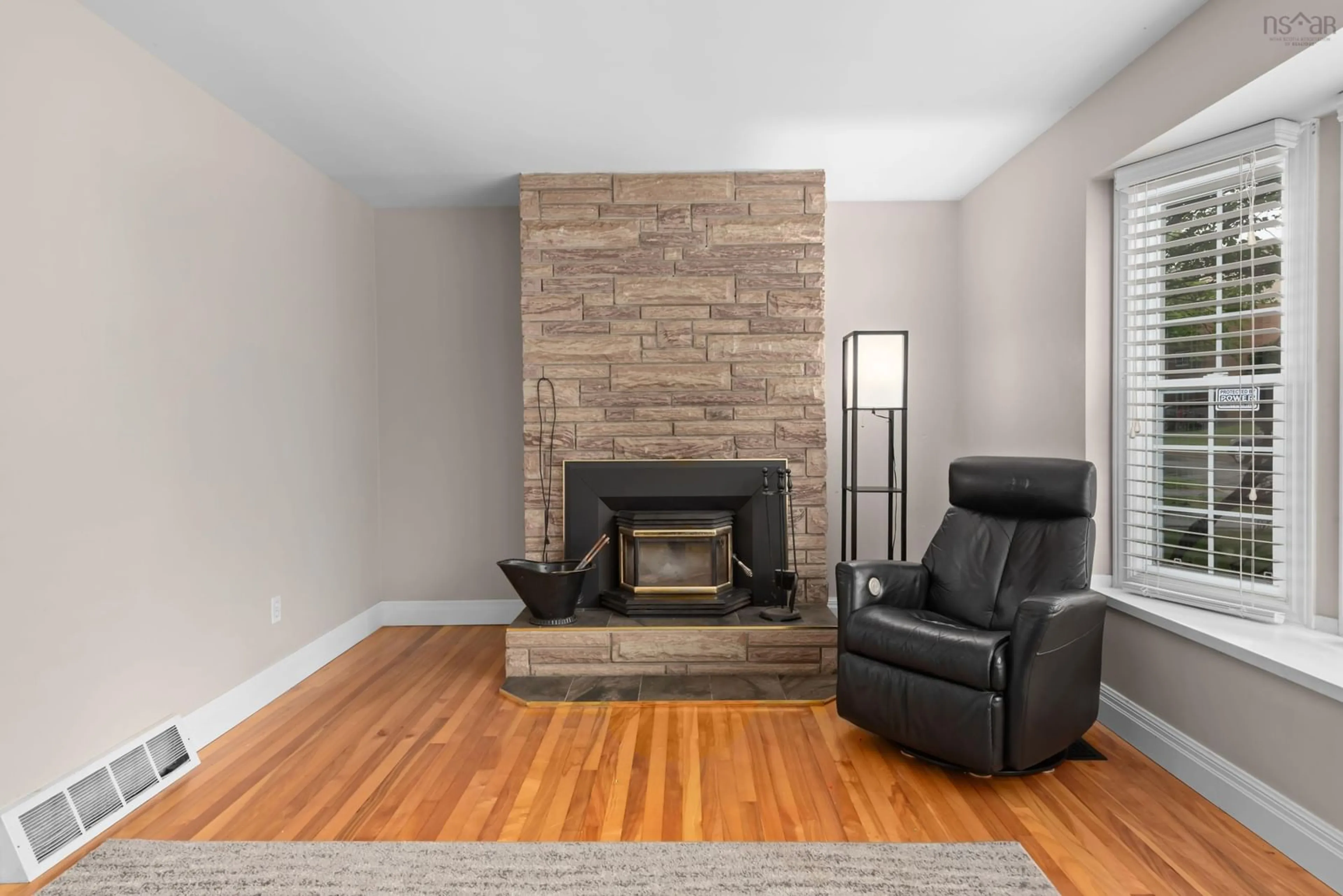 Living room with furniture, wood/laminate floor for 6 Plateau Cres, Clayton Park Nova Scotia B3M 2V6