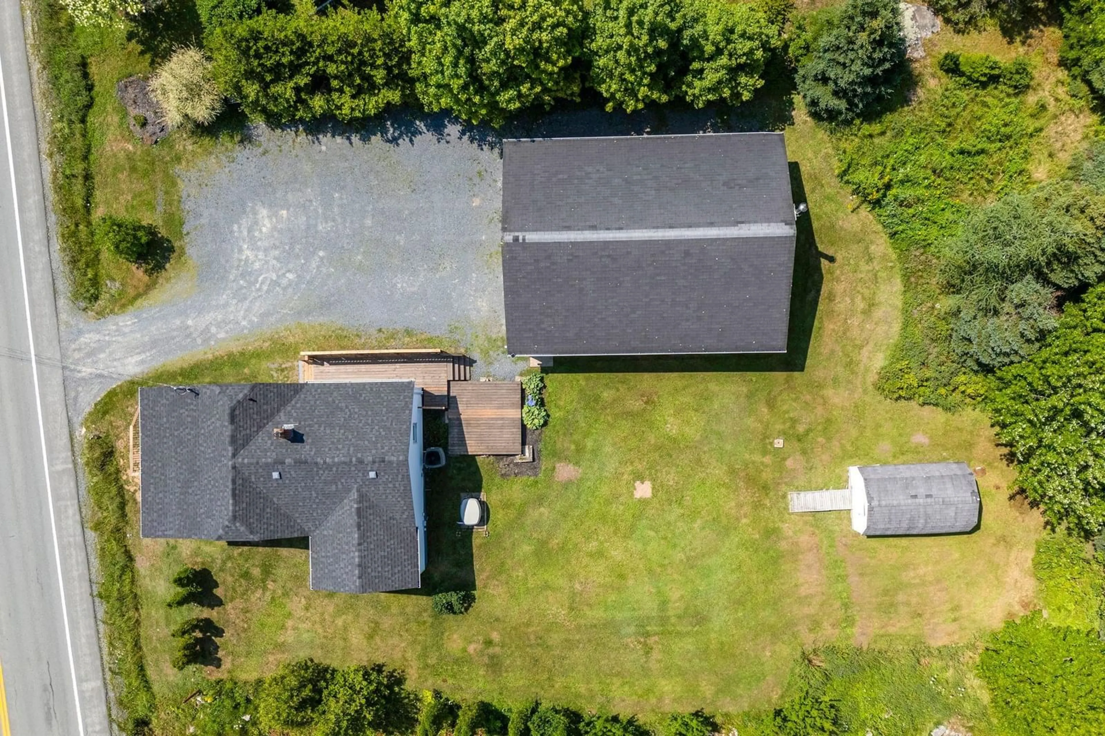 A pic from outside/outdoor area/front of a property/back of a property/a pic from drone, building for 1051 Prospect Rd, Goodwood Nova Scotia B3T 1P4