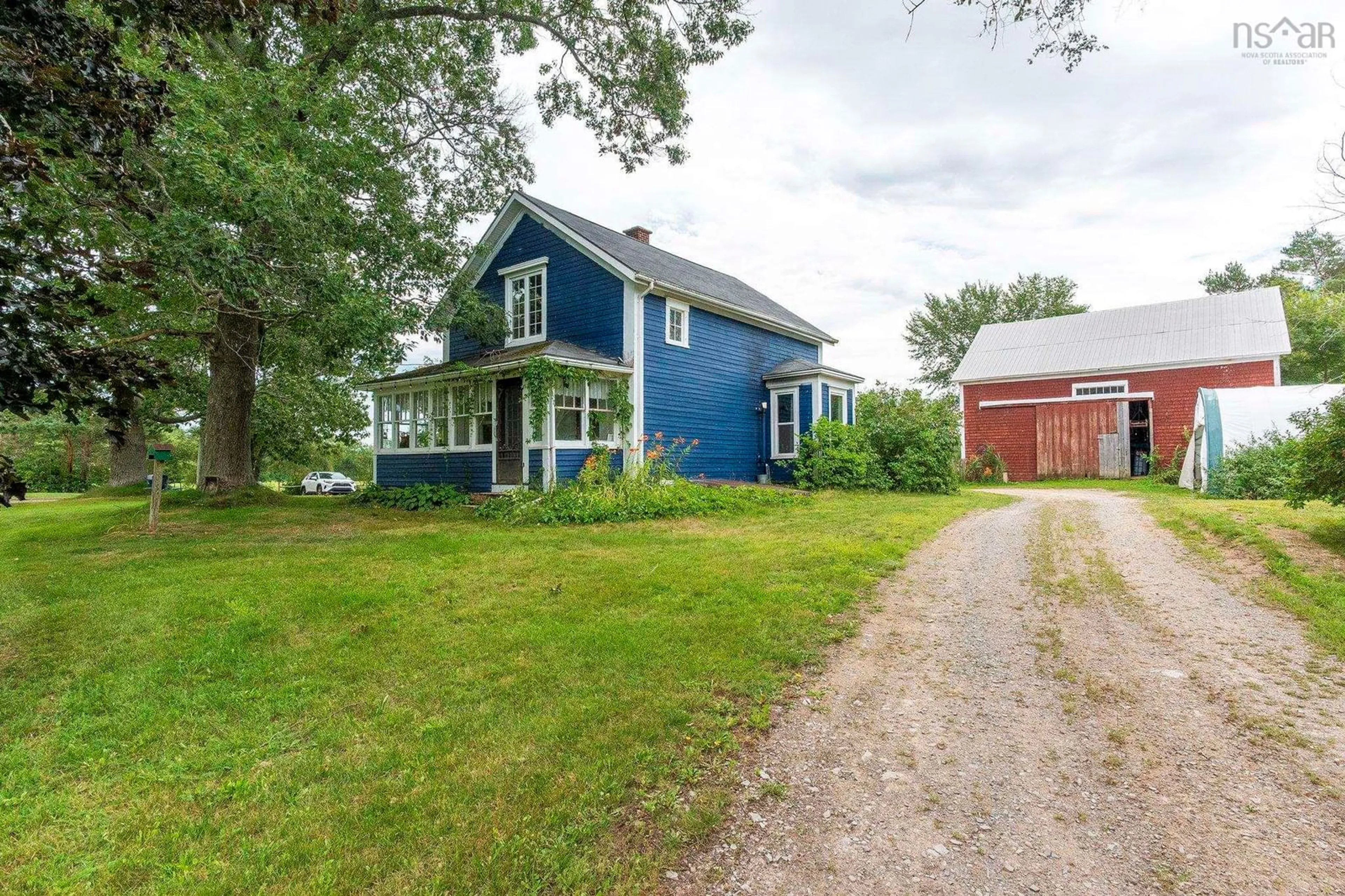 A pic from outside/outdoor area/front of a property/back of a property/a pic from drone, street for 1022 Ward Rd, Millville Nova Scotia B0P 1C0
