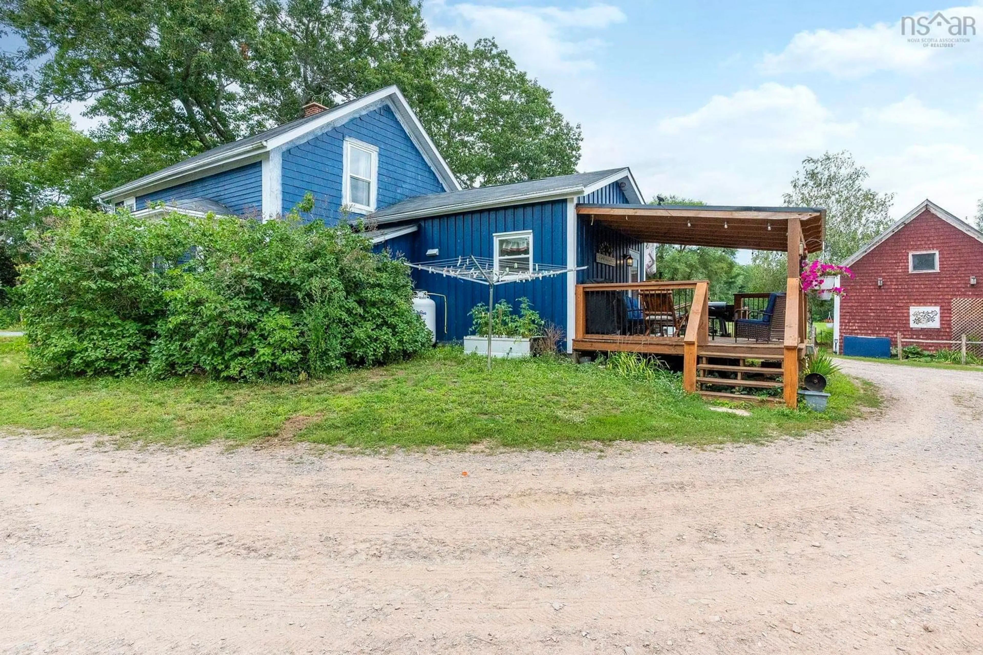 A pic from outside/outdoor area/front of a property/back of a property/a pic from drone, unknown for 1022 Ward Rd, Millville Nova Scotia B0P 1C0