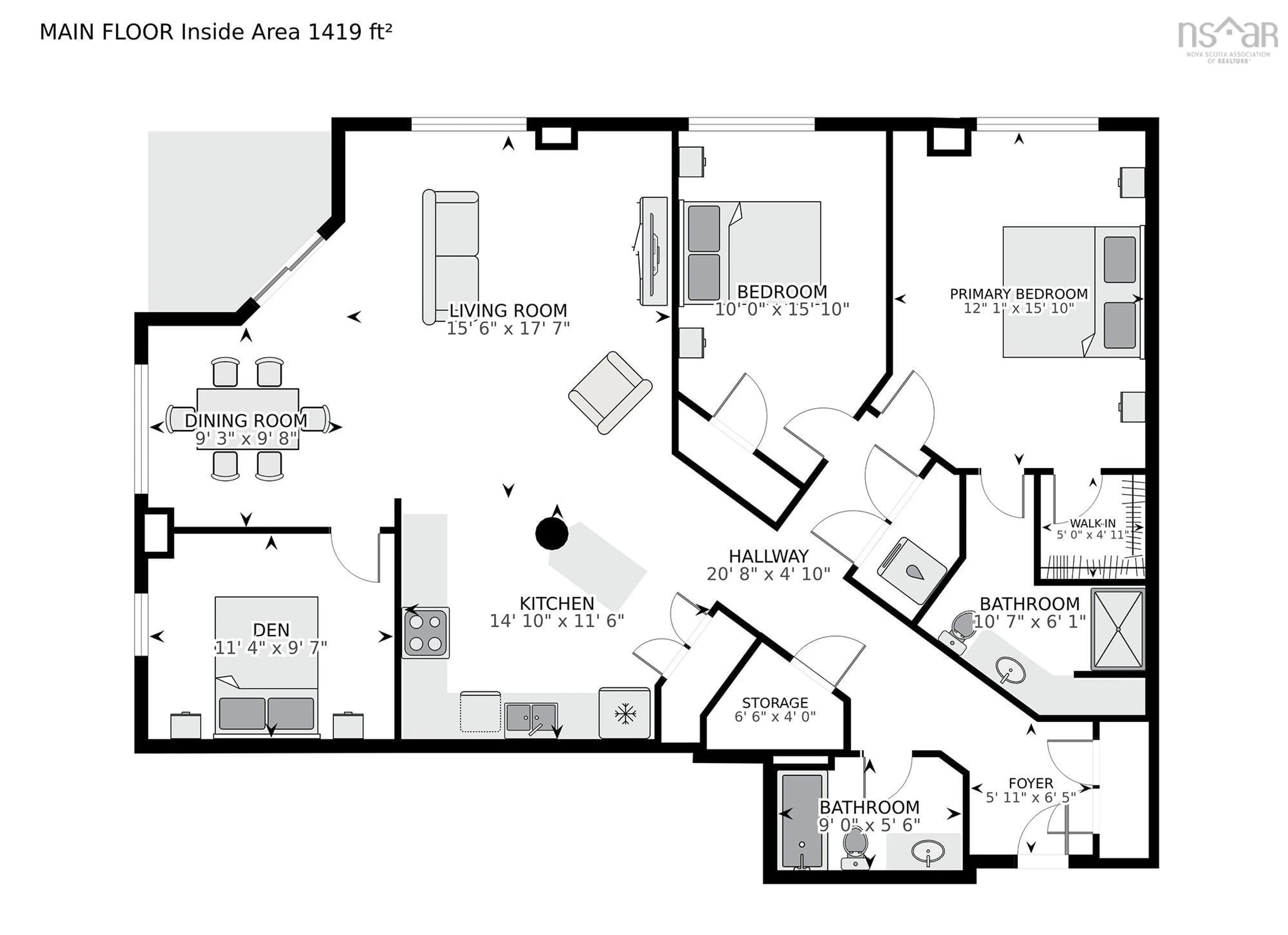 Floor plan for 78 Regency Park Dr #207, Halifax Nova Scotia B3S 1T2