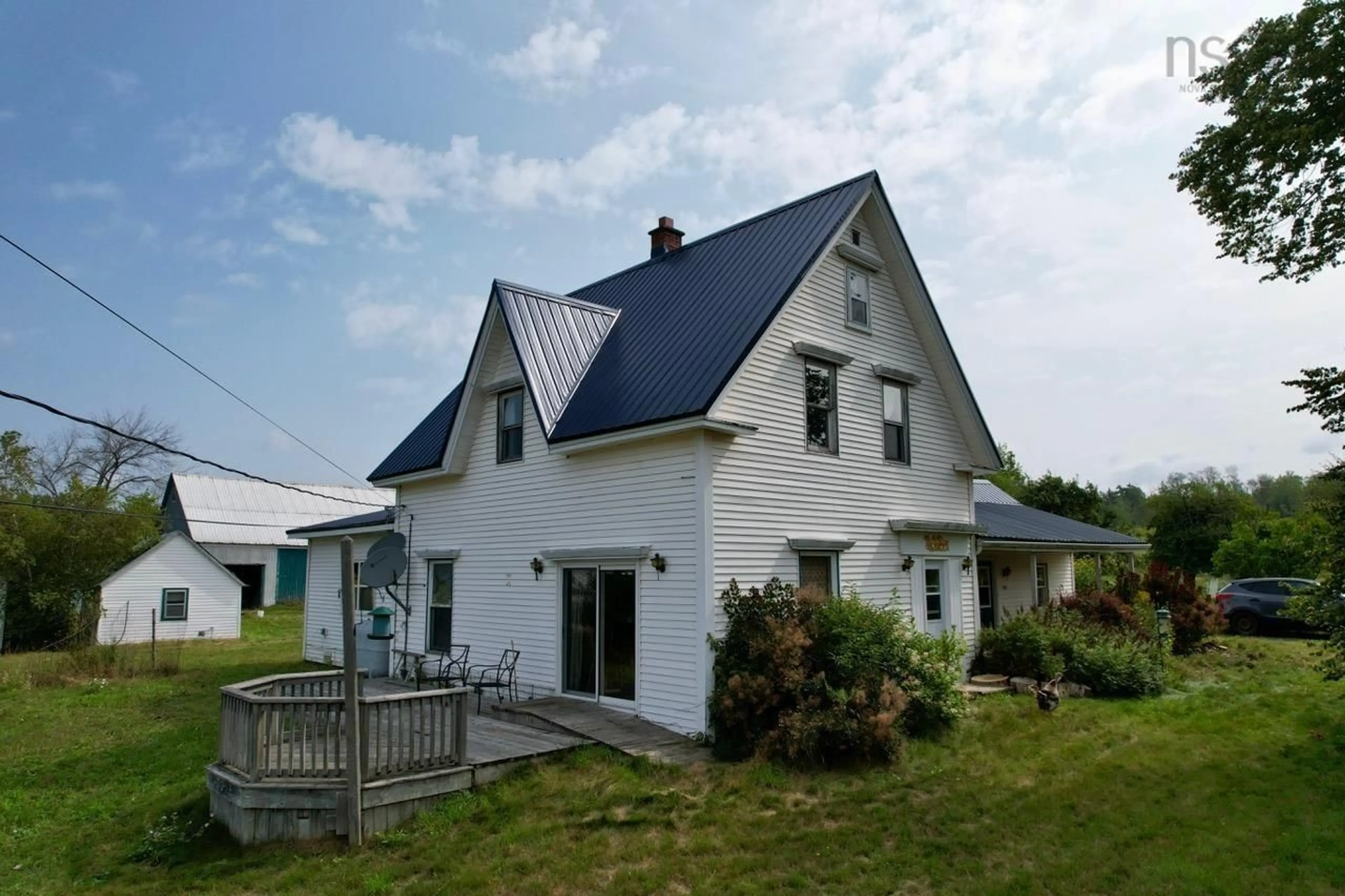 A pic from outside/outdoor area/front of a property/back of a property/a pic from drone, building for 1451 Hansford Rd, Oxford Nova Scotia B0N 2J0