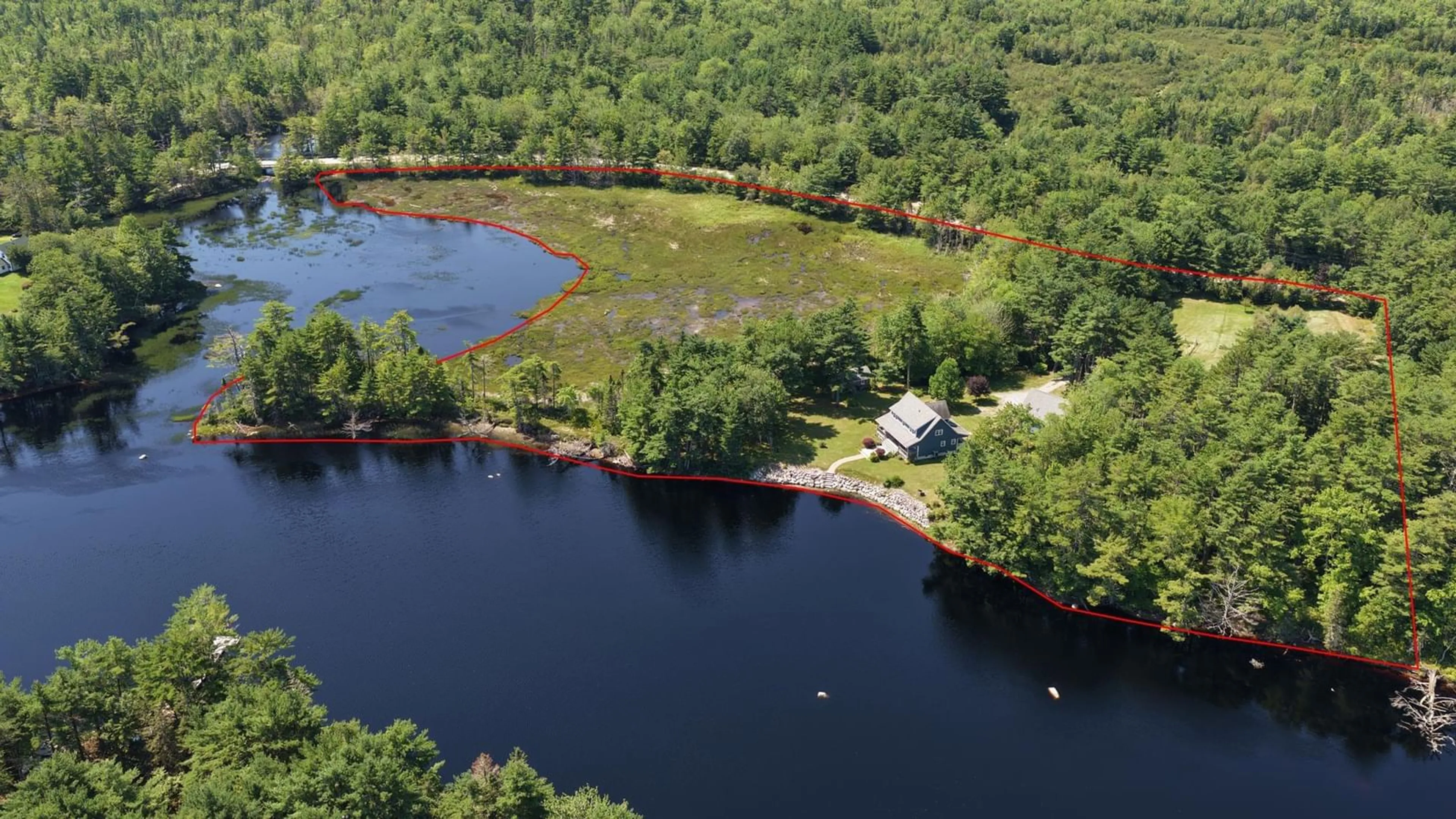 A pic from outside/outdoor area/front of a property/back of a property/a pic from drone, water/lake/river/ocean view for 49 Highway 3 #Lot B-3, Sable River Nova Scotia B0T 1V0