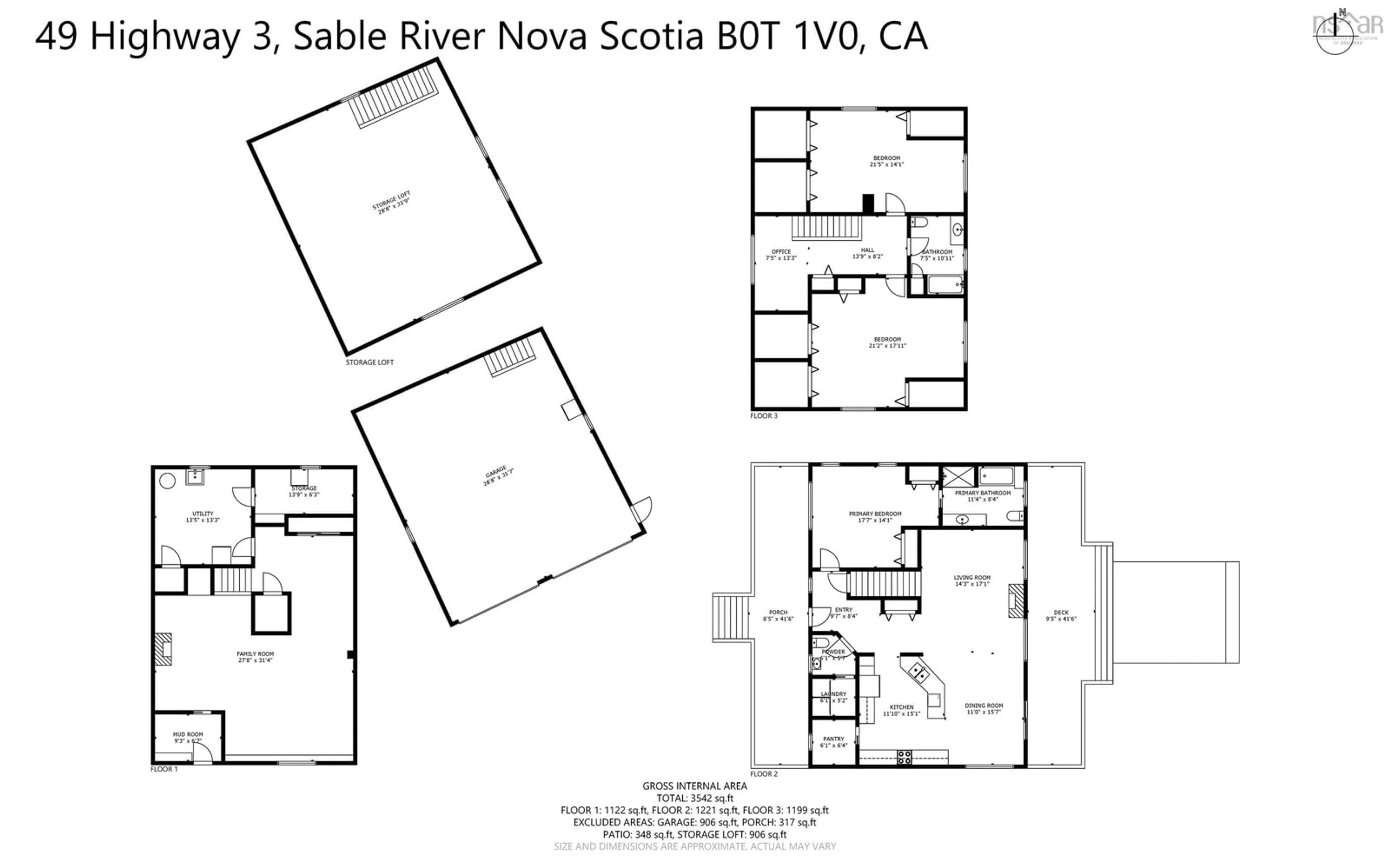 Floor plan for 49 Highway 3 #Lot B-3, Sable River Nova Scotia B0T 1V0