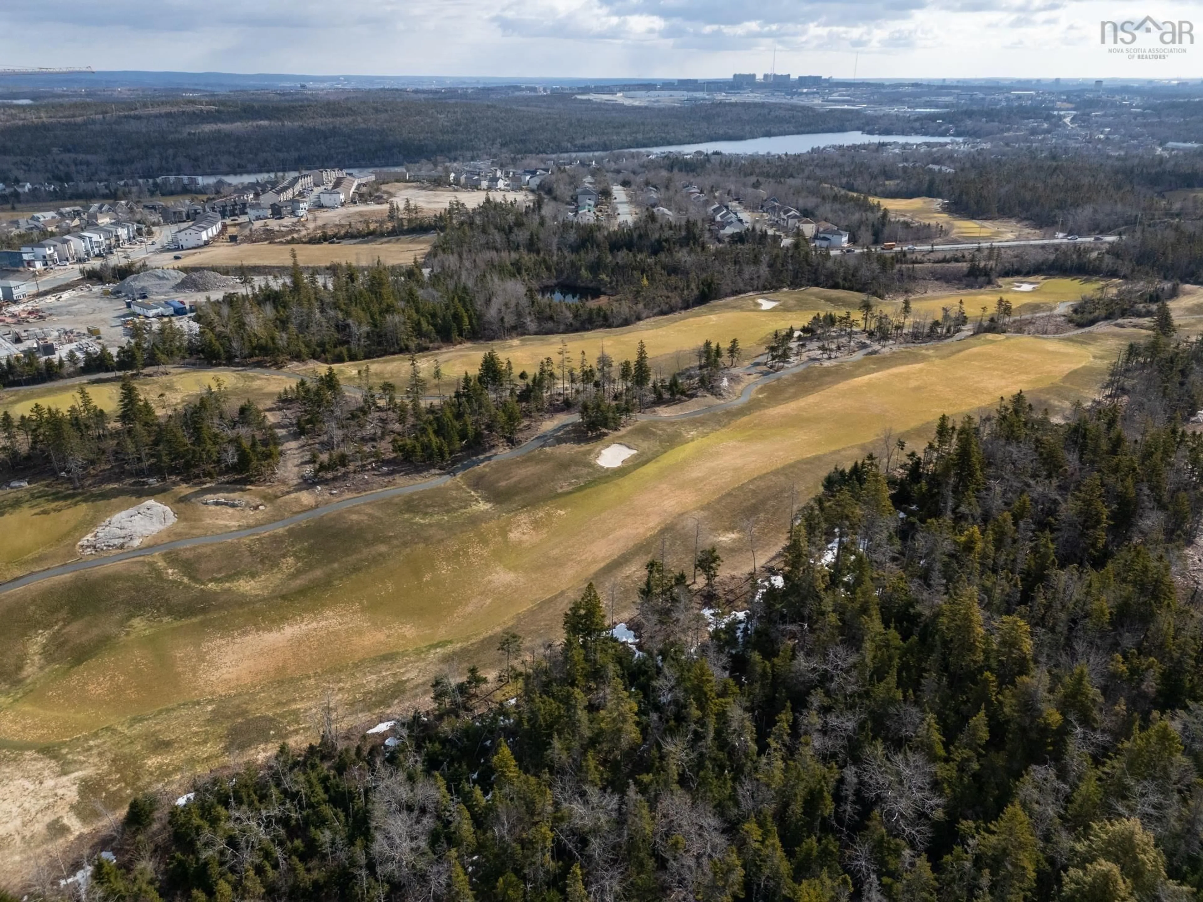 A pic from outside/outdoor area/front of a property/back of a property/a pic from drone, forest/trees view for 231 Marketway Lane, Timberlea Nova Scotia B3T 0K9